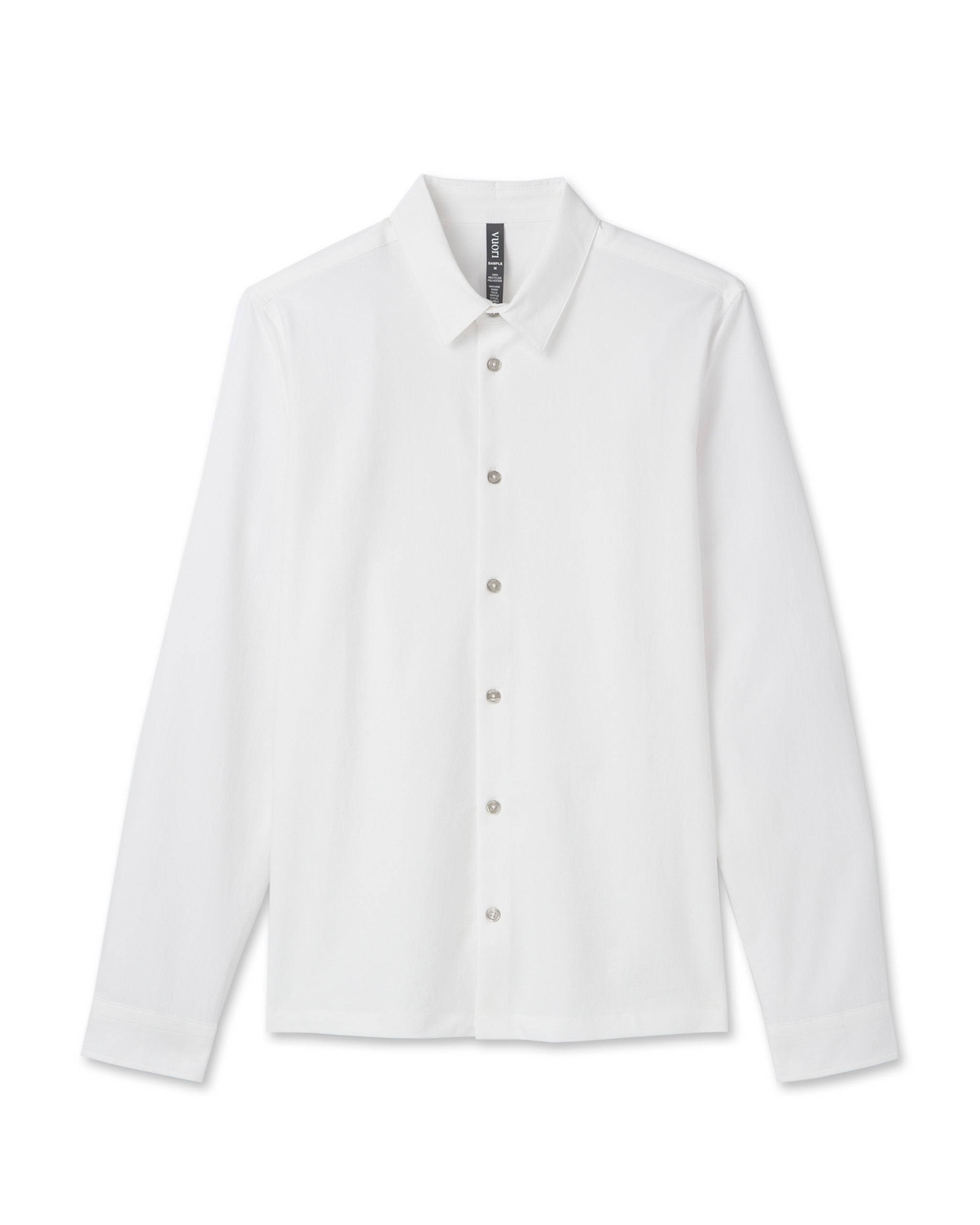Long Sleeve Manhattan Button Down | White - Image 6