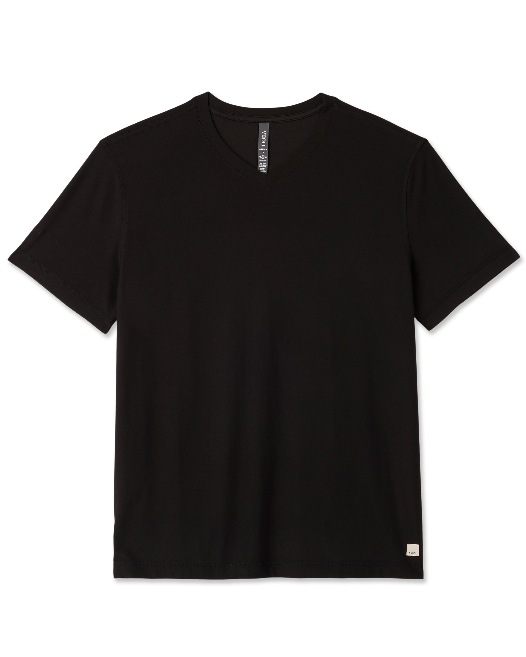 Strato Tech V-Neck Tee | Black - Image 6