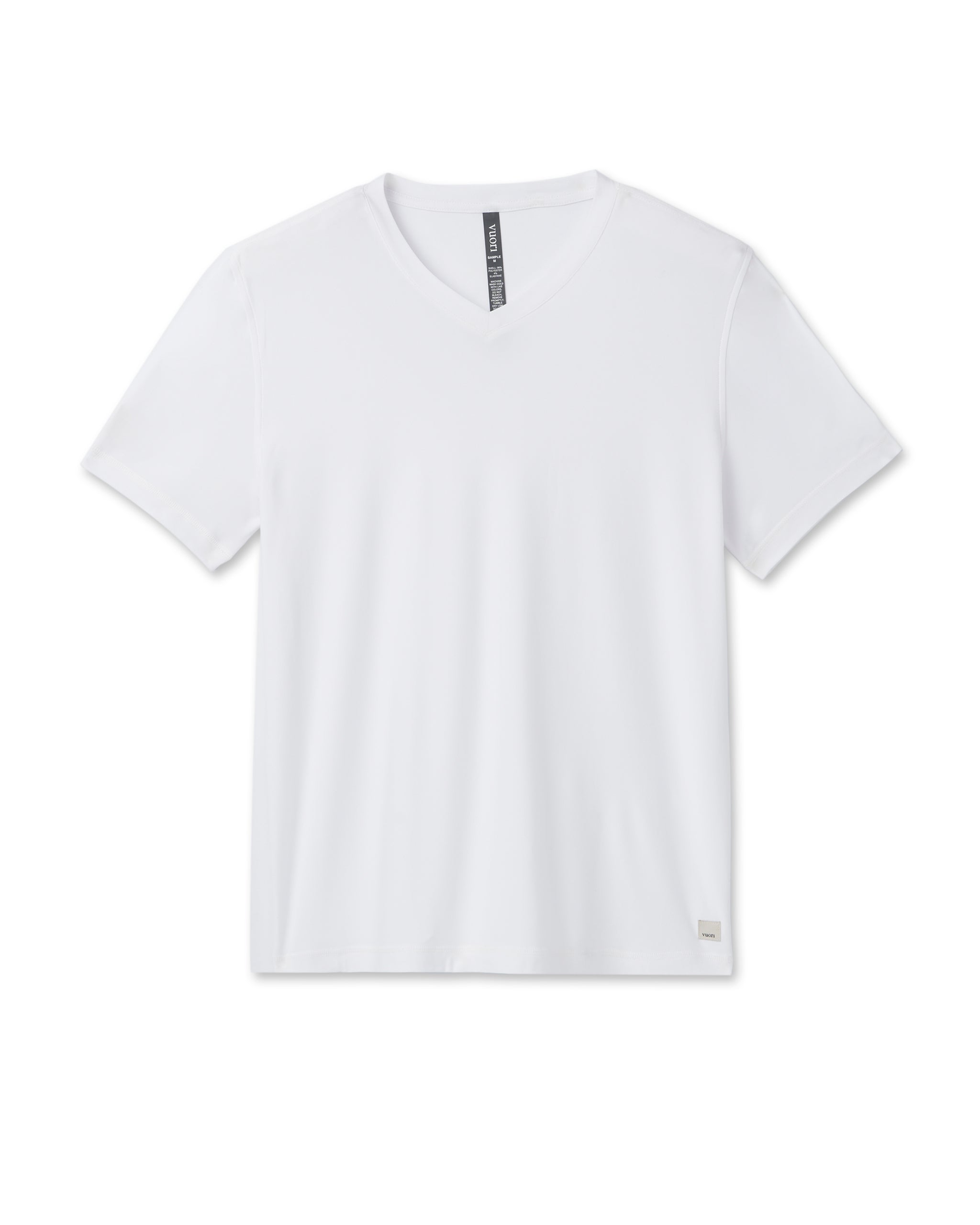 Strato Tech V-Neck Tee | White - Image 4