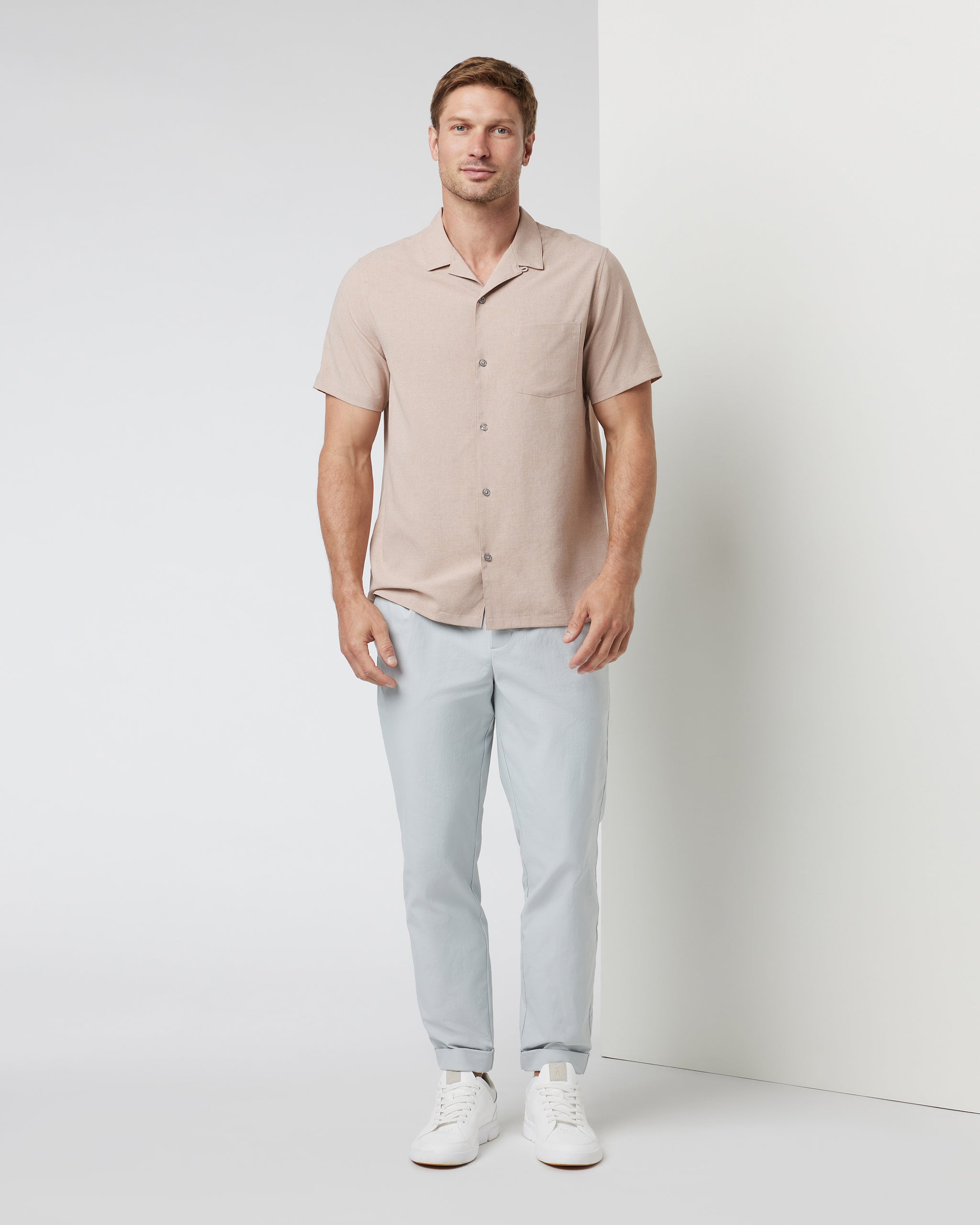 Seaport Button Down | Desert Sun Heather - Image 3
