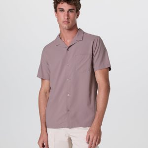 Seaport Button Down | Dark Umber Heather