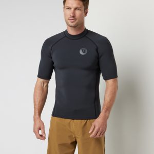 Short Sleeve Yulex Wetsuit Top | Washed Black
