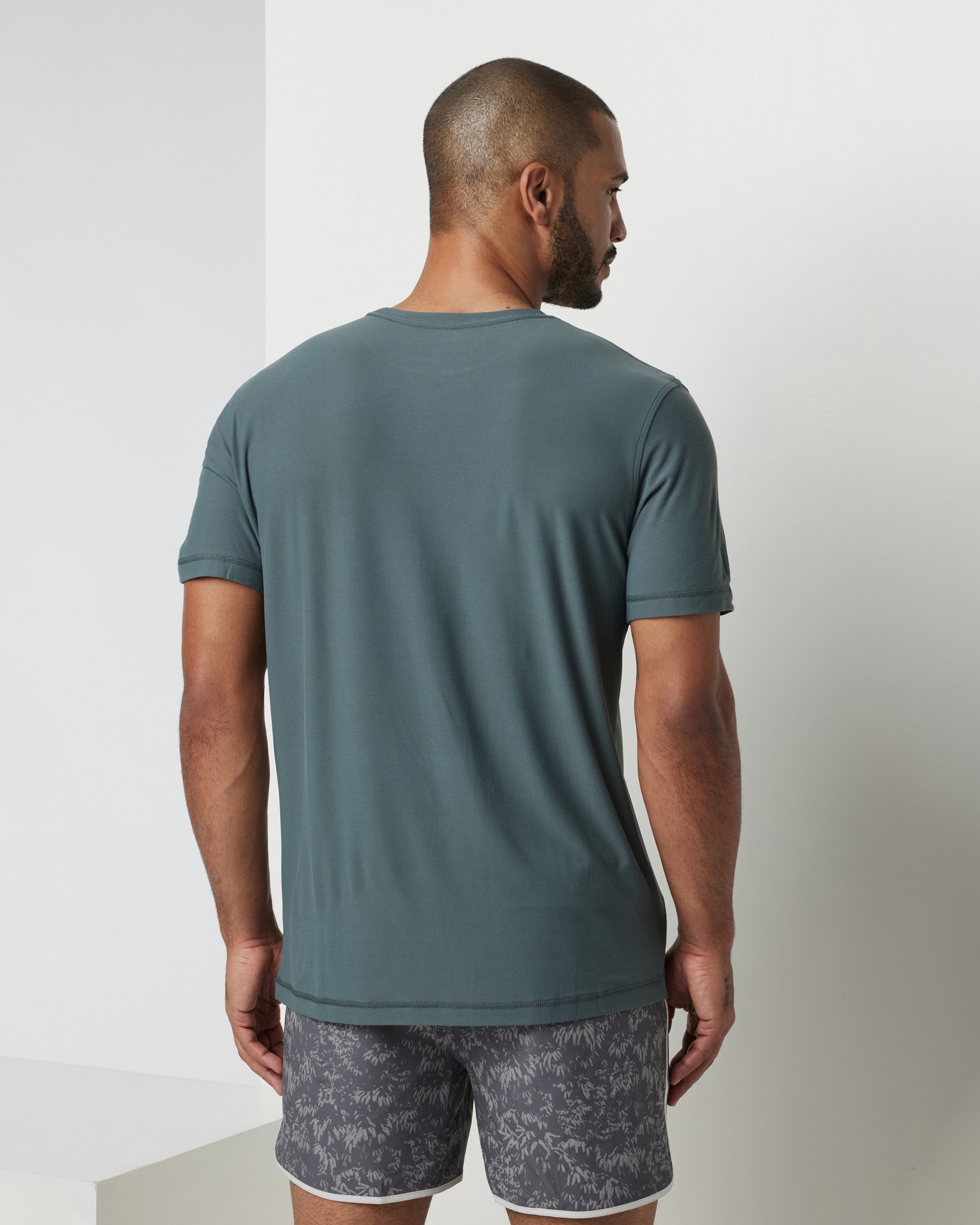 Short Sleeve Strato Graphic Tee | Smoked Beryl - Image 3