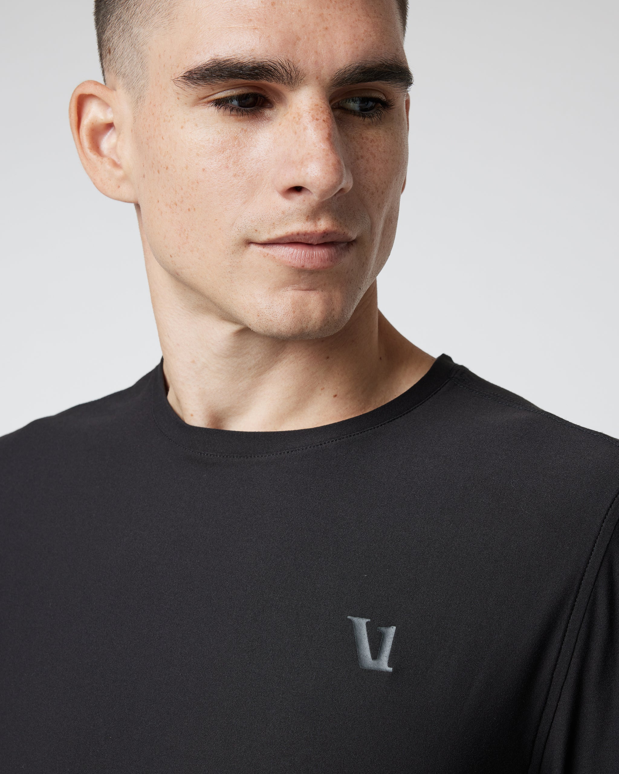 Long Sleeve Strato Graphic Tee | Black - Image 3