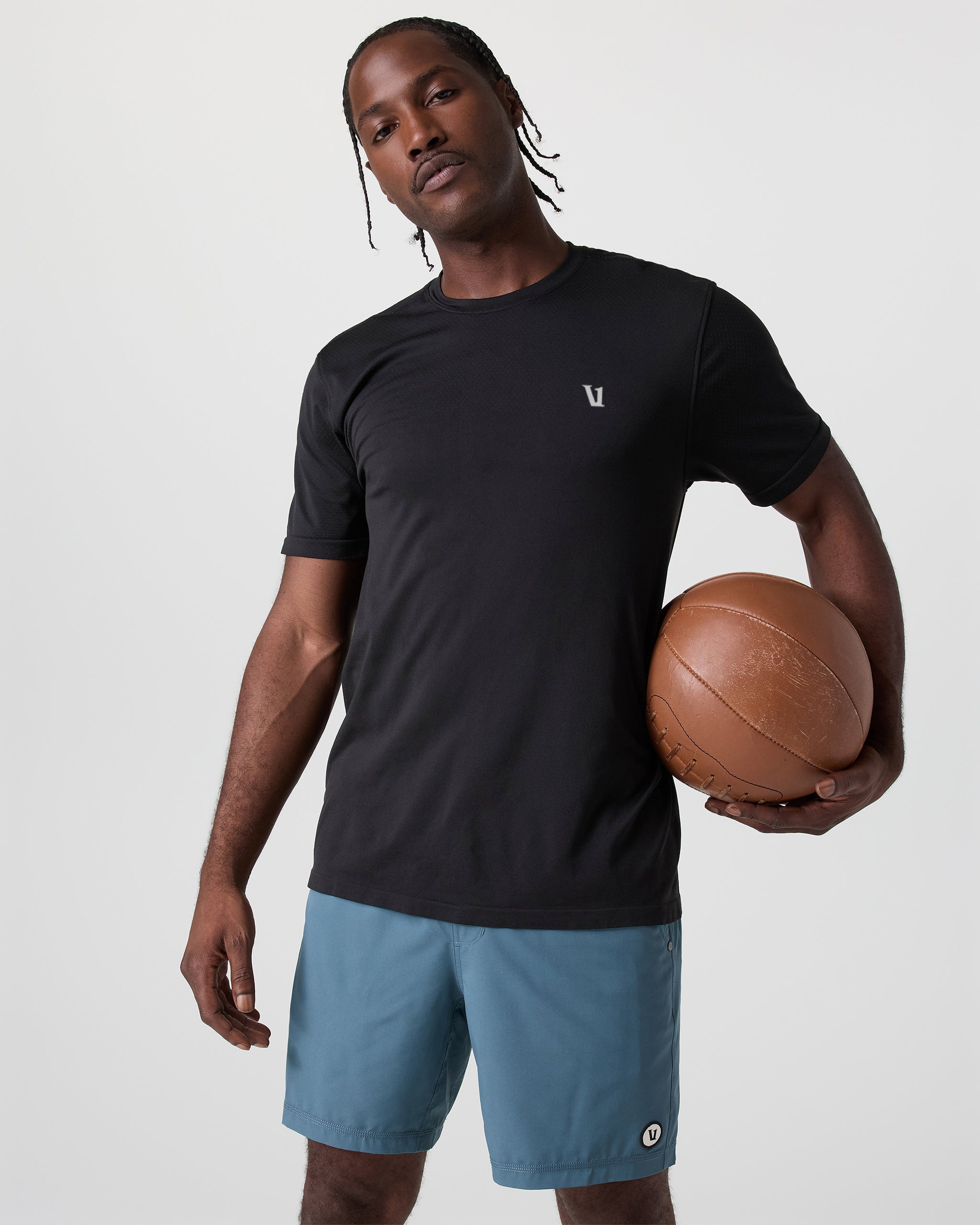 Short Sleeve Clearview Seamless Tee | Black