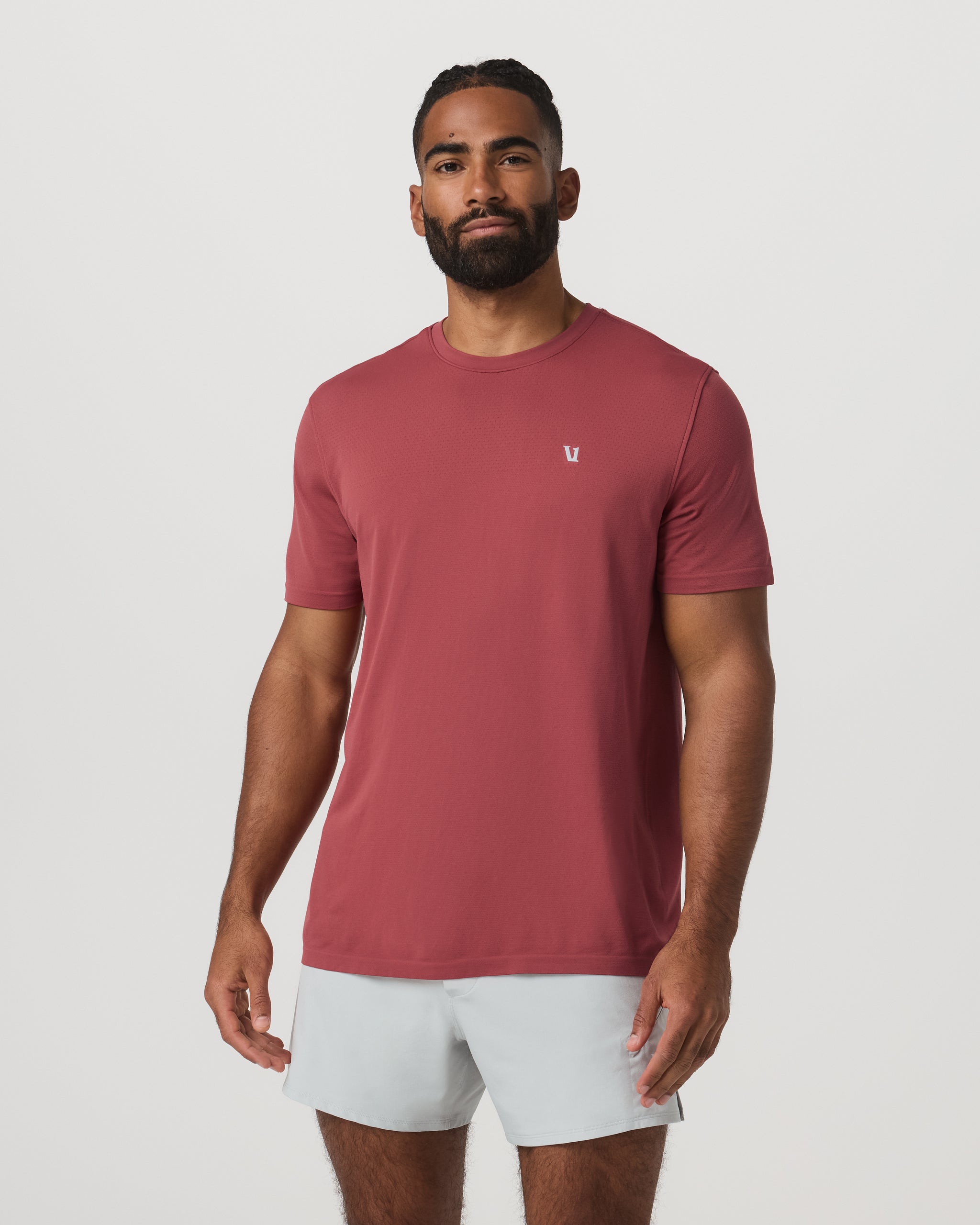 Short Sleeve Clearview Seamless Tee | Fire