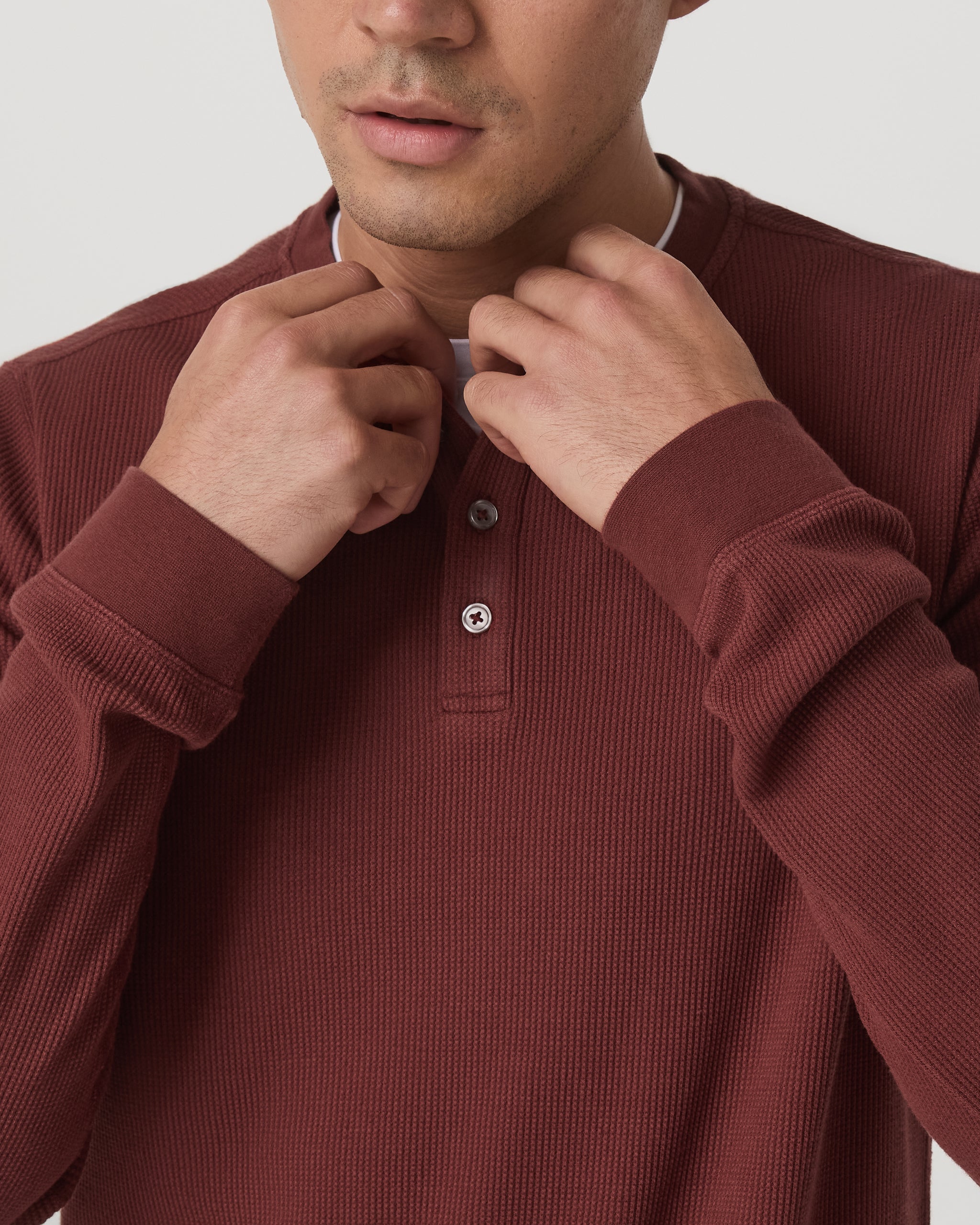 Waffle Henley | Spiced Apple - Image 2