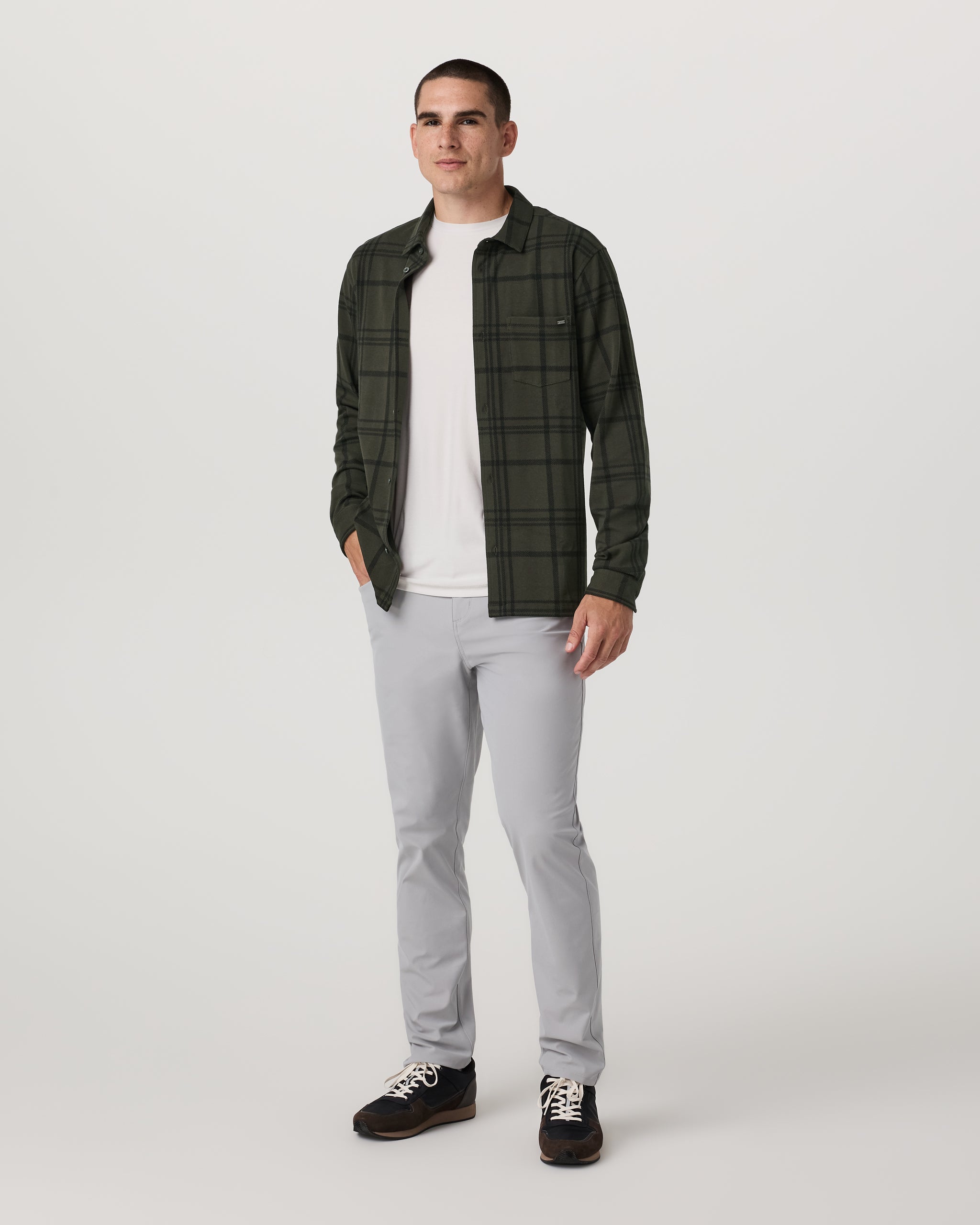 Seaview Plaid Button Down Shirt | Dark Oregano - Image 5