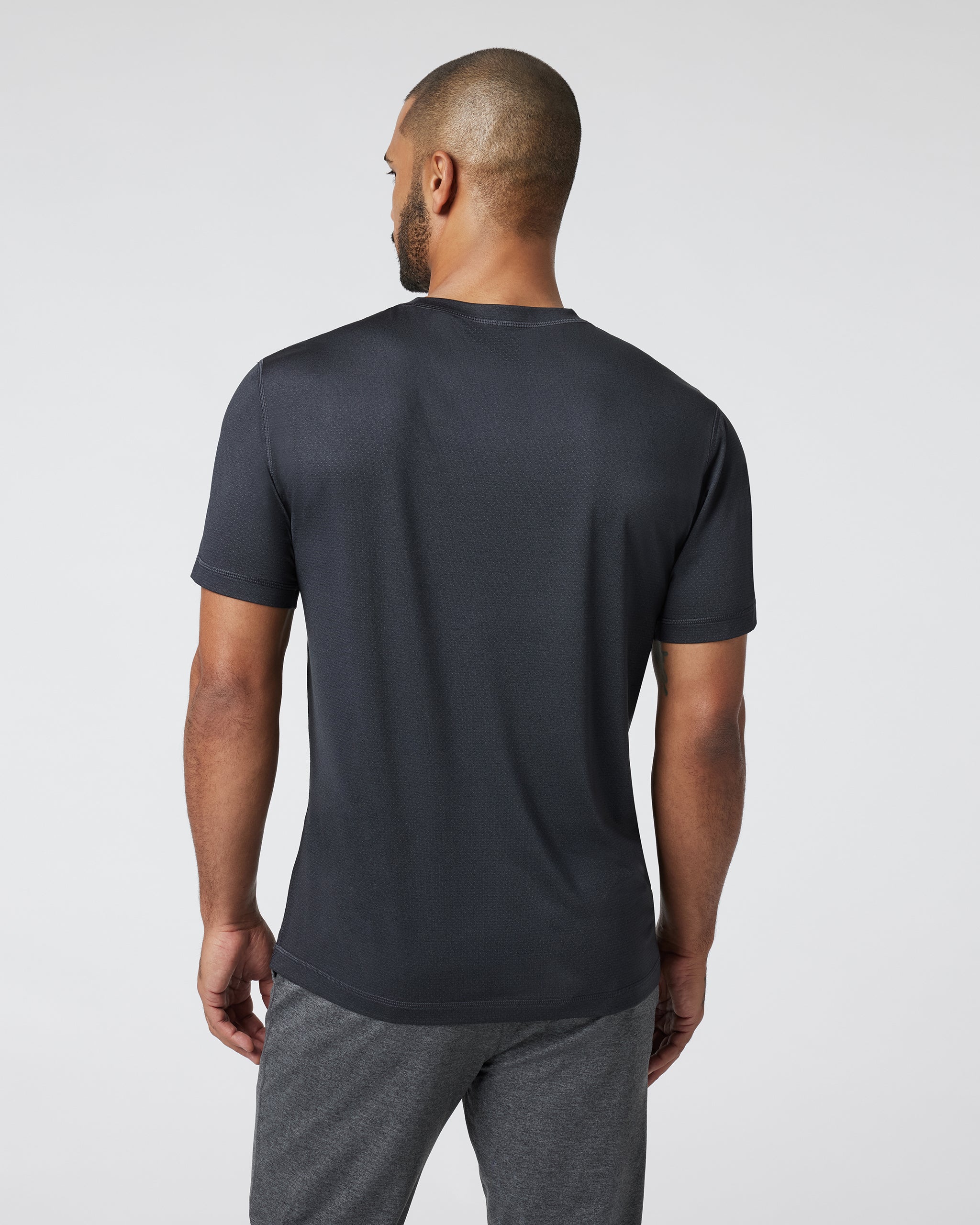 Tradewind Performance Tee 2.0 | Black Heather - Image 4