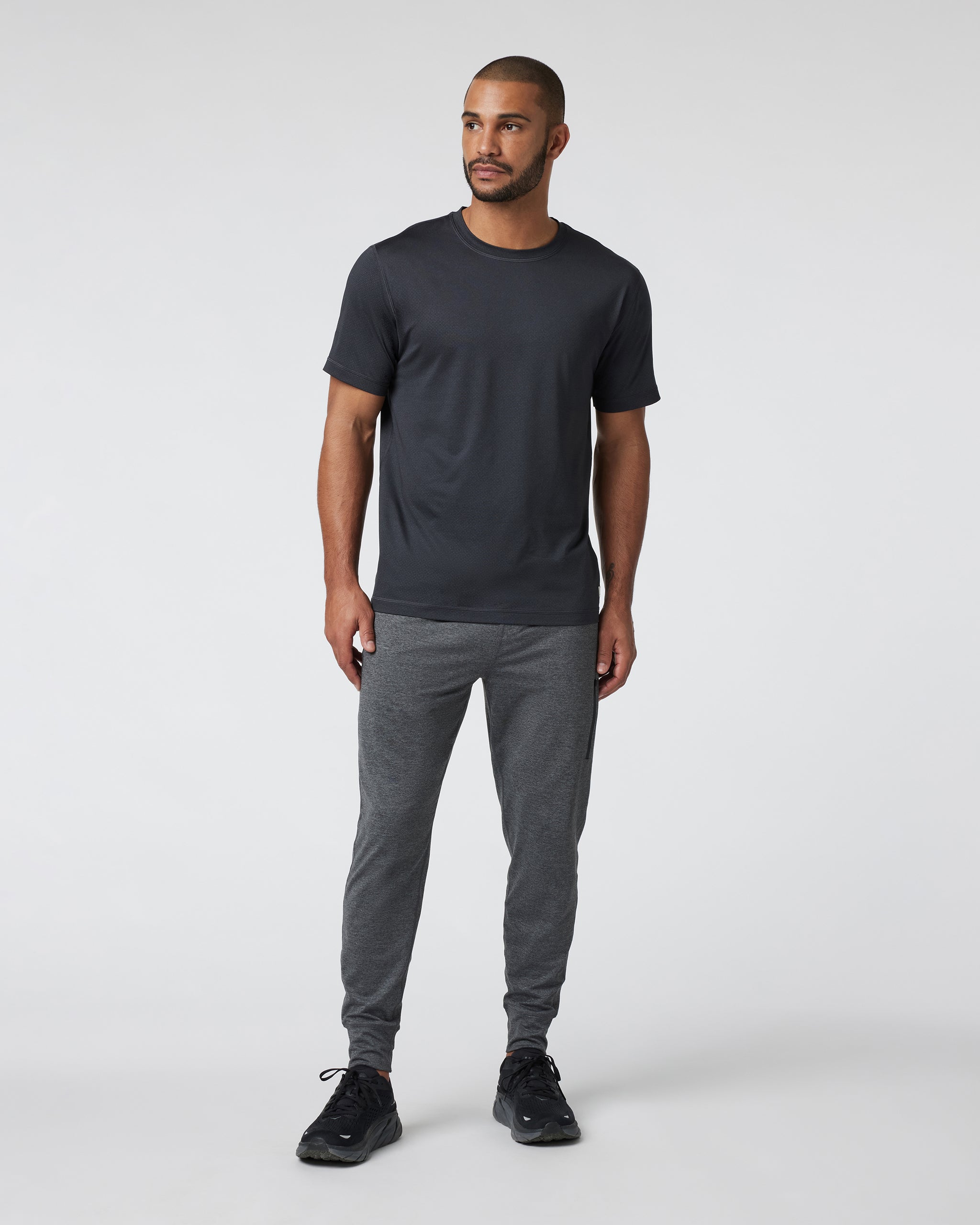 Tradewind Performance Tee 2.0 | Black Heather - Image 5