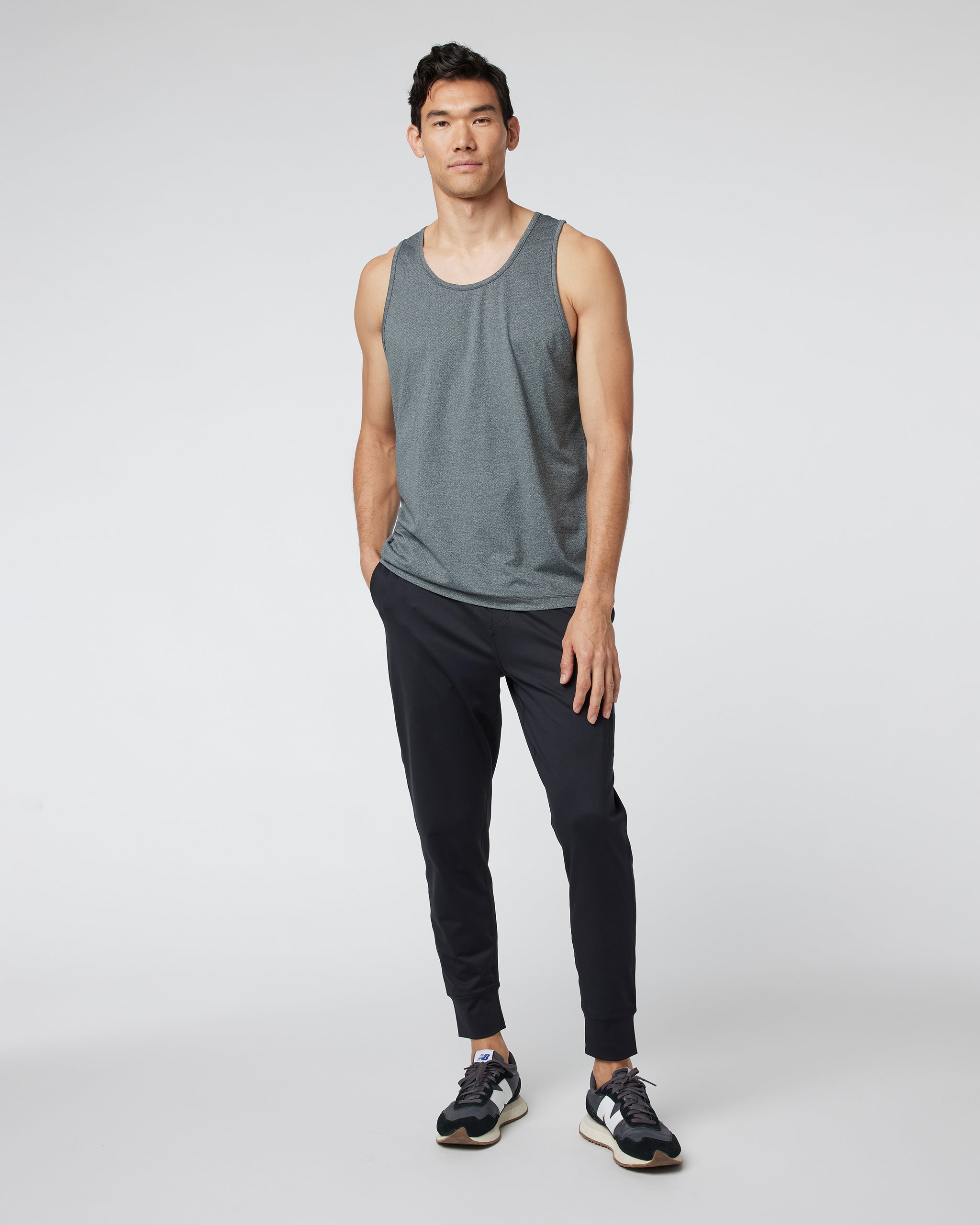 Tradewind Performance Tank 2.0 | Heather Grey - Image 2