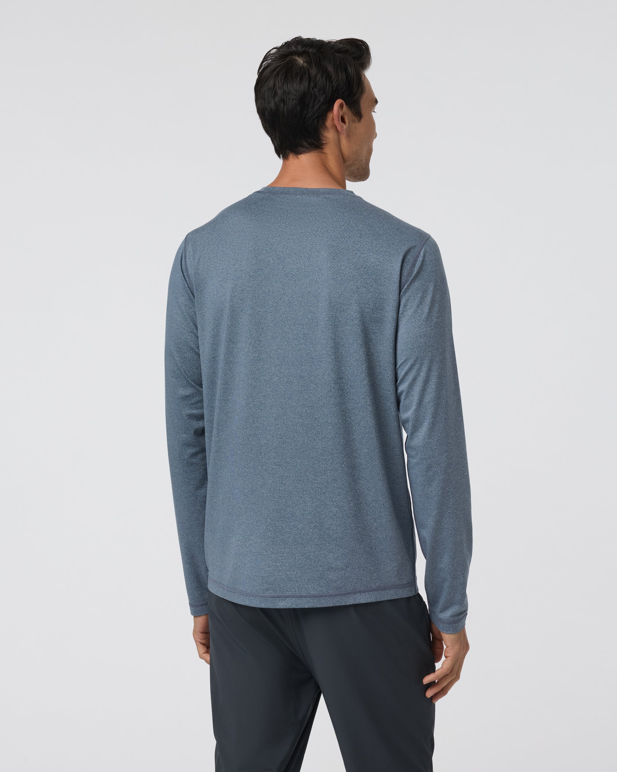 Long Sleeve Tradewind Performance Tee 2.0 | Pacific Heather - Image 3