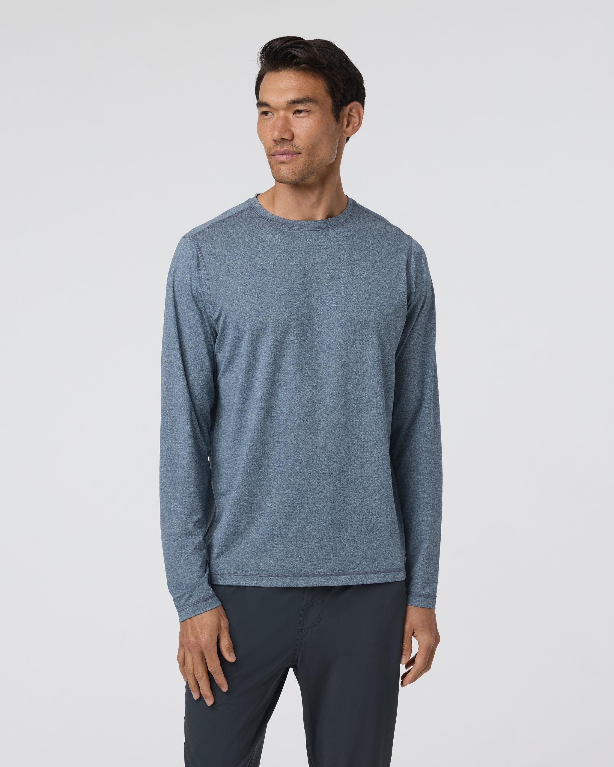 Long Sleeve Tradewind Performance Tee 2.0 | Pacific Heather - Image 5