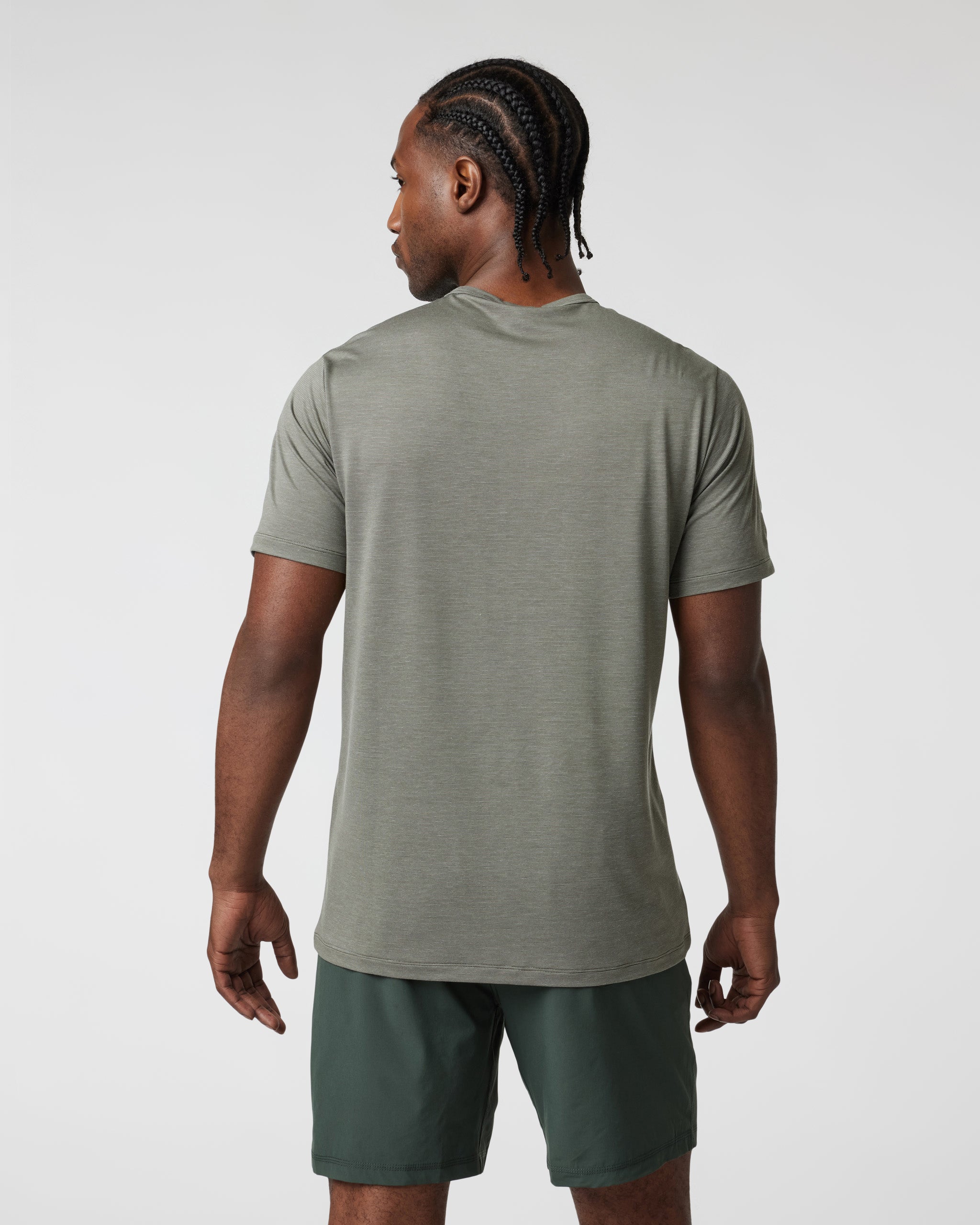 Short Sleeve Marina Stripe Tee | Oregano - Image 3