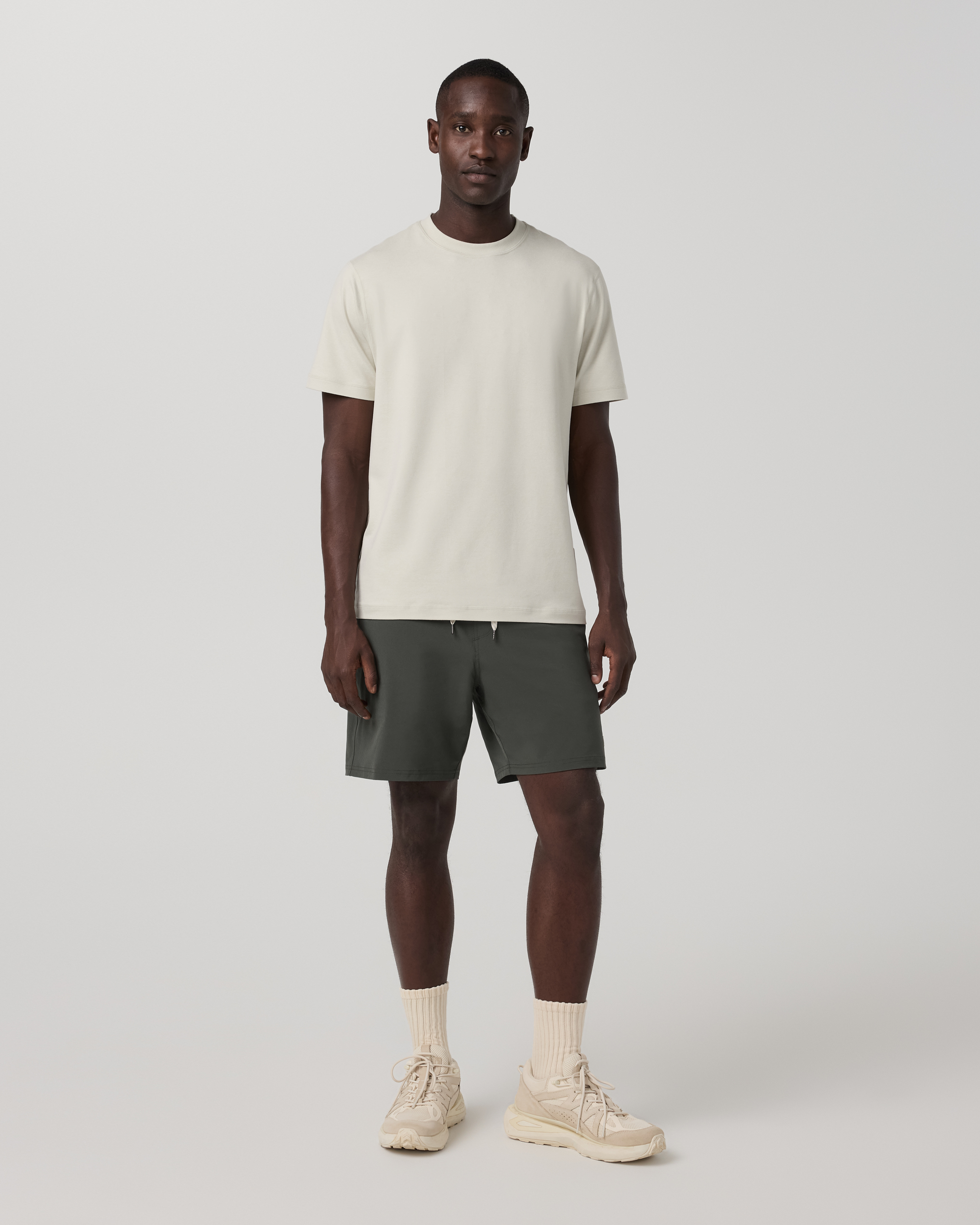 Short Sleeve Ponto Performance Tee | Sandalwood Heather - Image 3