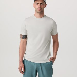 Short Sleeve Ponto Performance Tee | Salt Heather