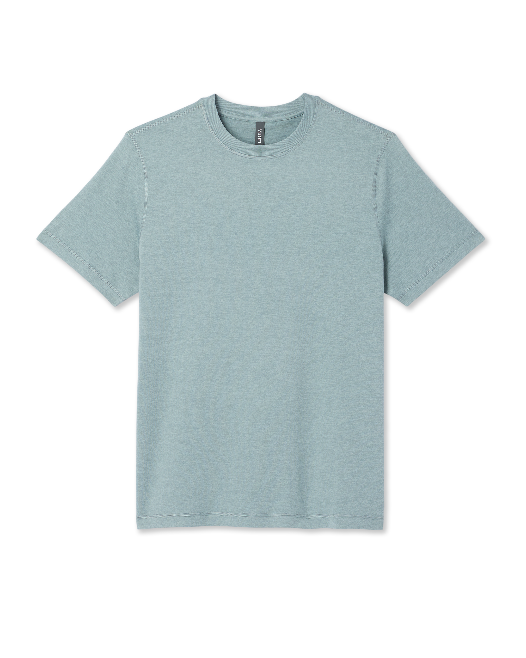 Short Sleeve Ponto Performance Tee | Misty Blue Heather - Image 6