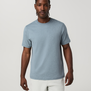Short Sleeve Ponto Performance Tee | Foggy Blue Heather