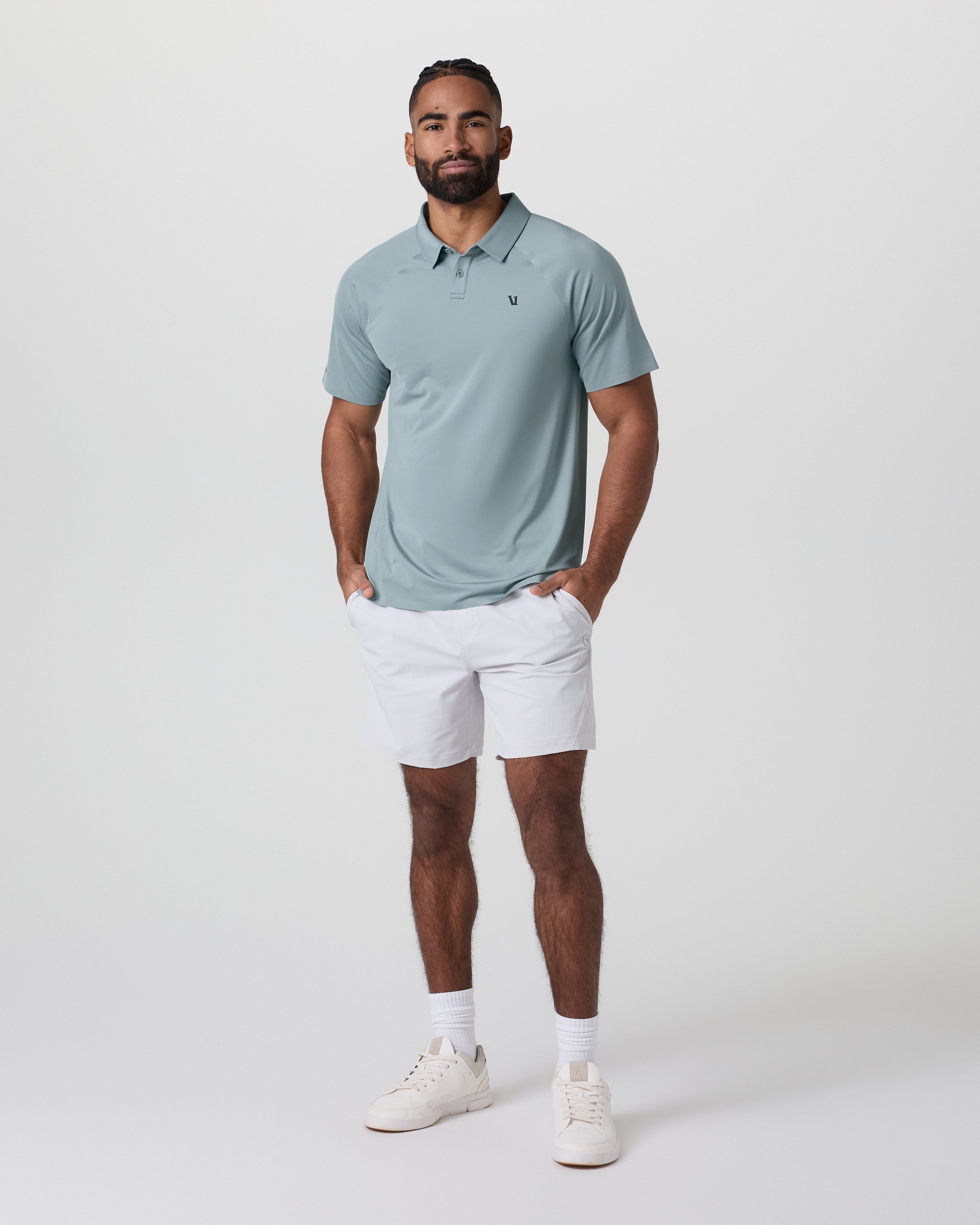 Short Sleeve Viewpoint Polo | Mist - Image 3