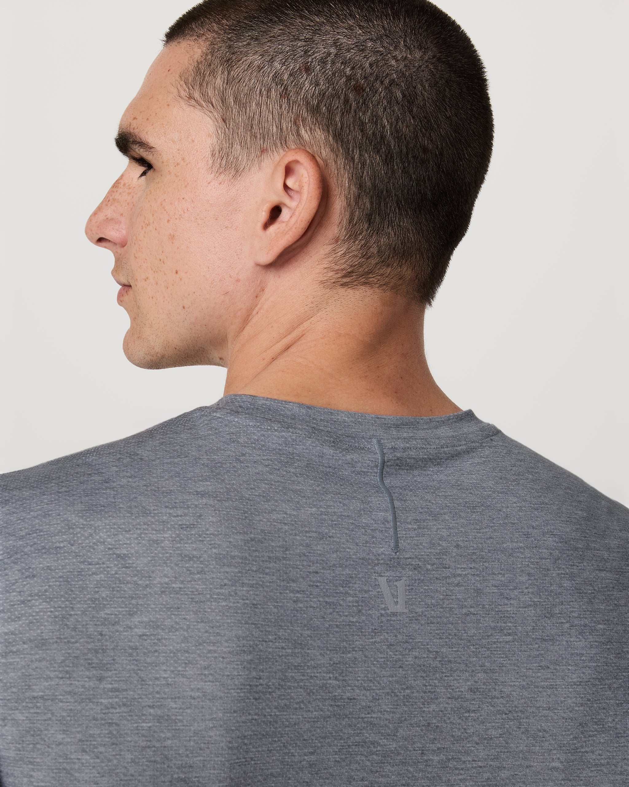 Short Sleeve Everyday Tee | Heather Grey - Image 5