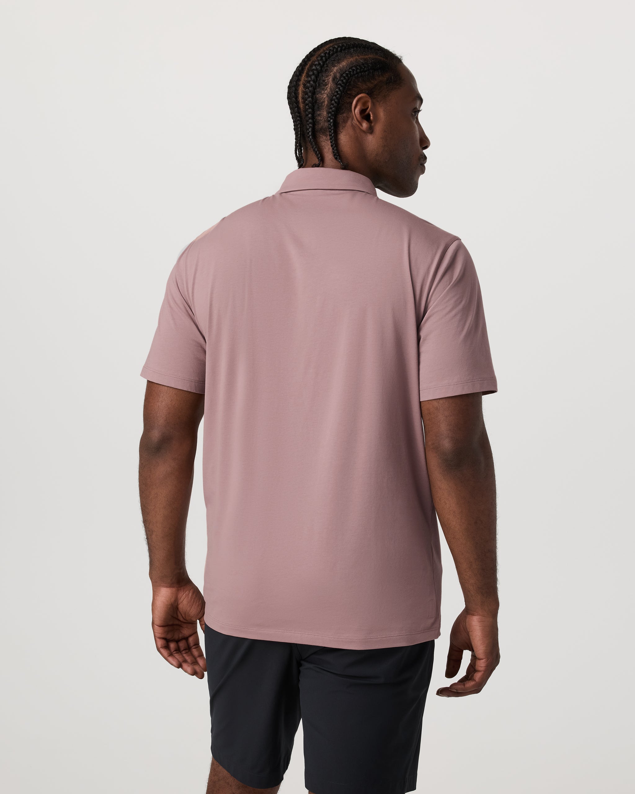 Short Sleeve Feather Polo | Zion Rose - Image 3