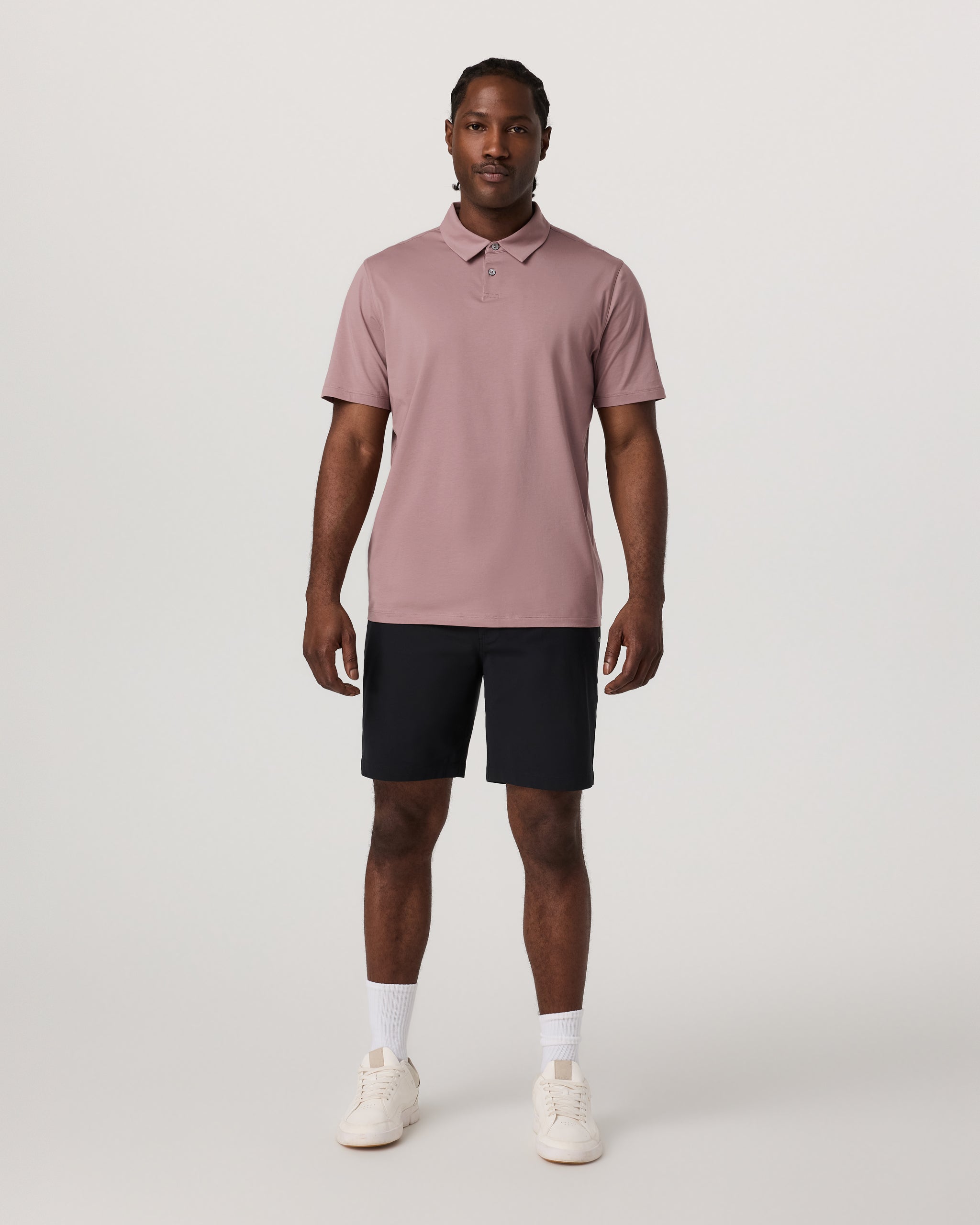Short Sleeve Feather Polo | Zion Rose - Image 5
