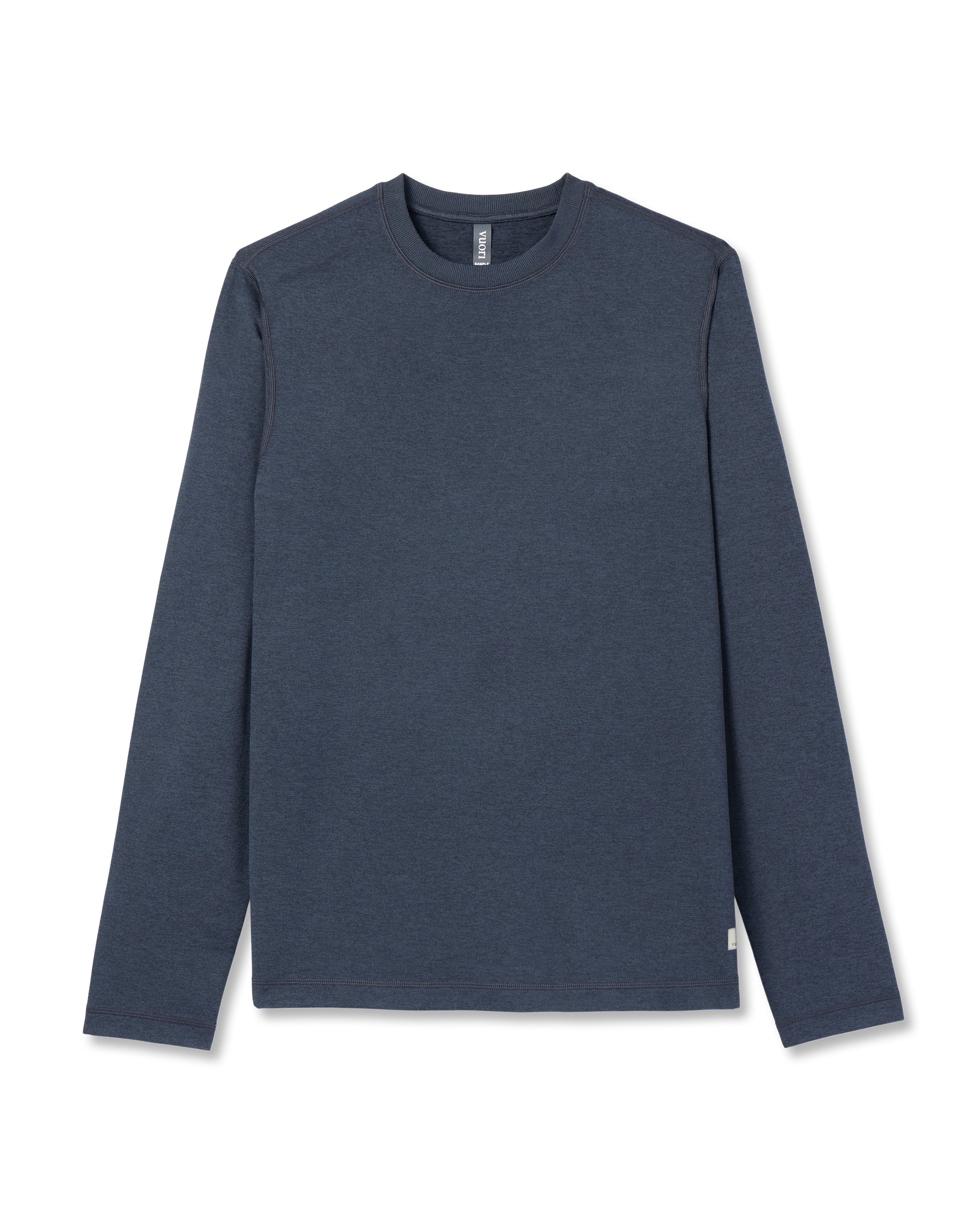 Long Sleeve Ponto Performance Tee | Midnight Heather - Image 4