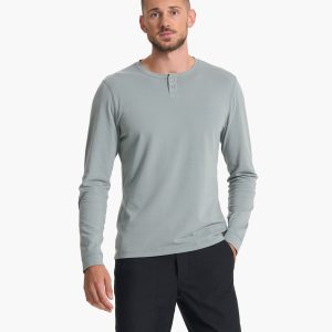 Long Sleeve Ever Henley | Stormy