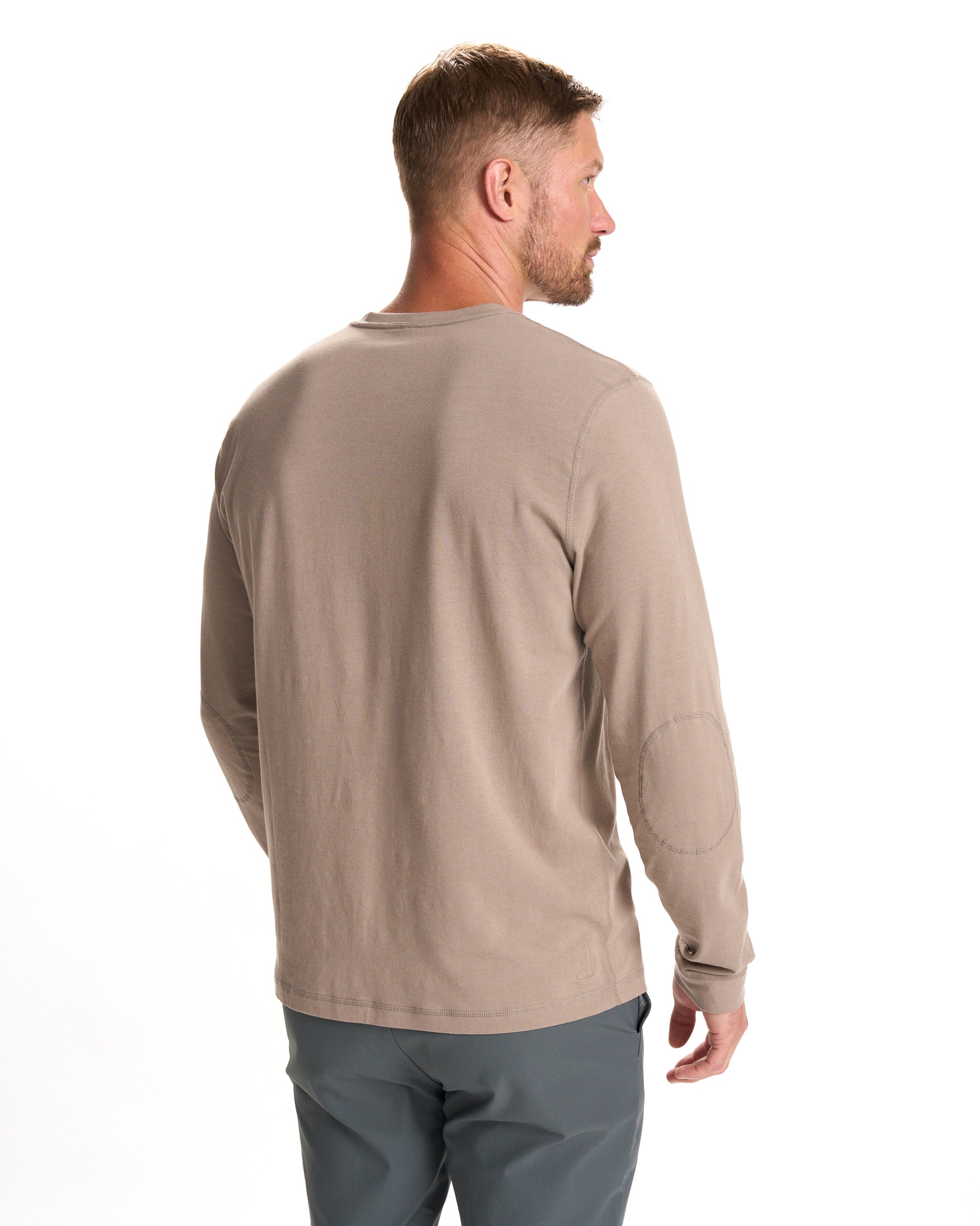 Long-Sleeve Ever Henley | Walnut - Image 3