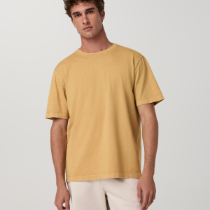 Short Sleeve Vuori Heavyweight Tee - Relaxed Fit | Golden Brown Garment Dye