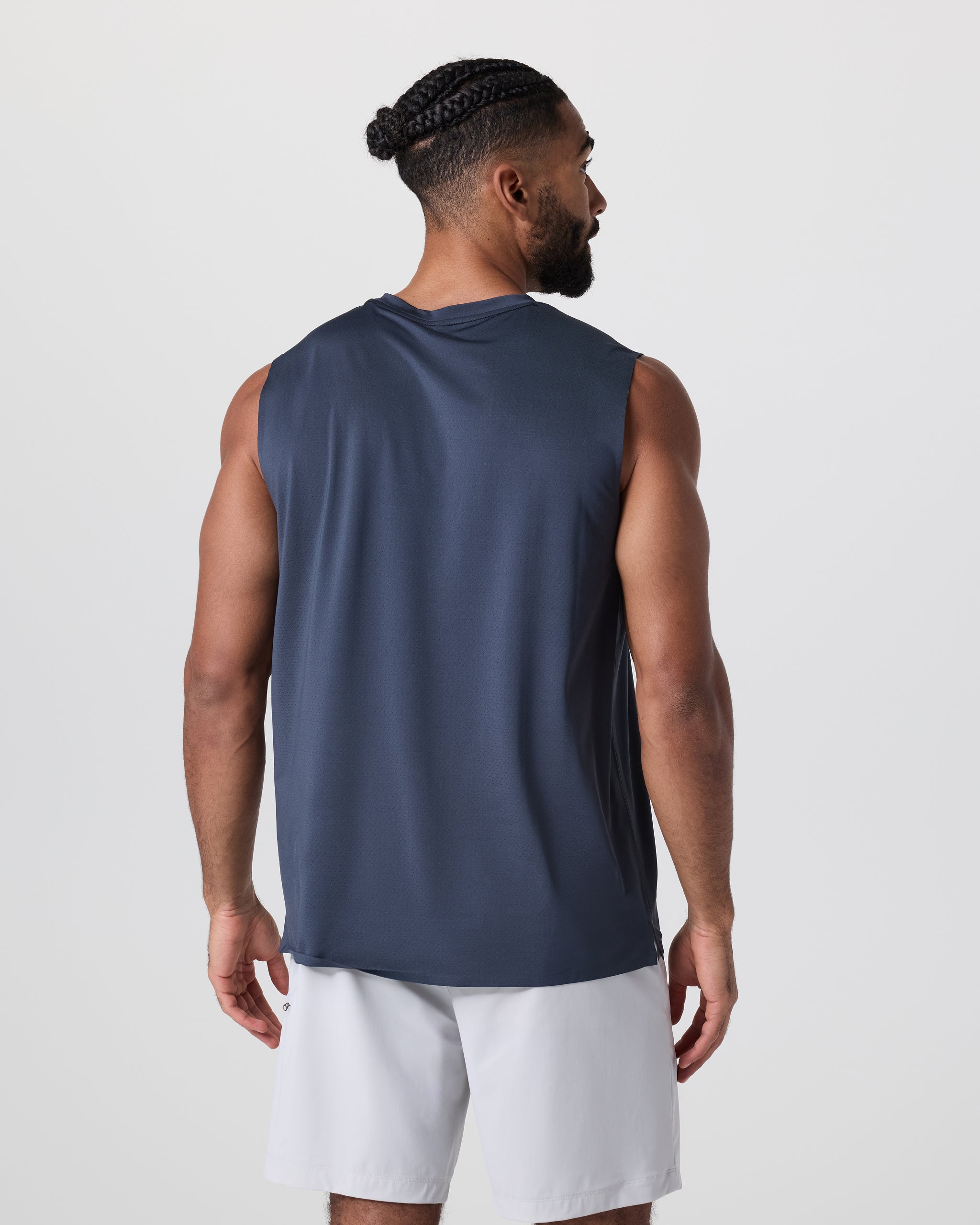 Viewpoint Muscle Tank | Navy - Image 3