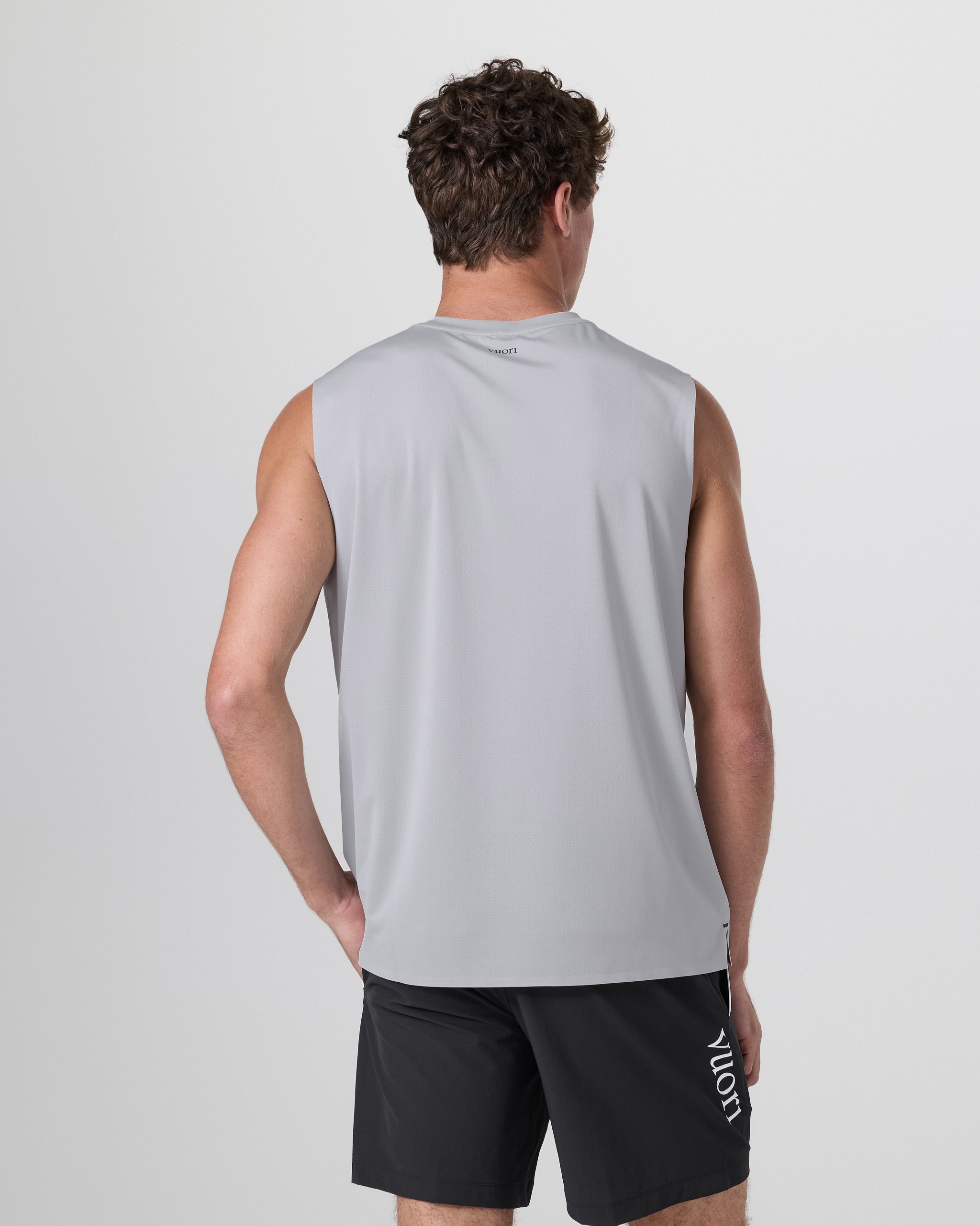 Viewpoint Muscle Tank | Sky Grey - Image 5