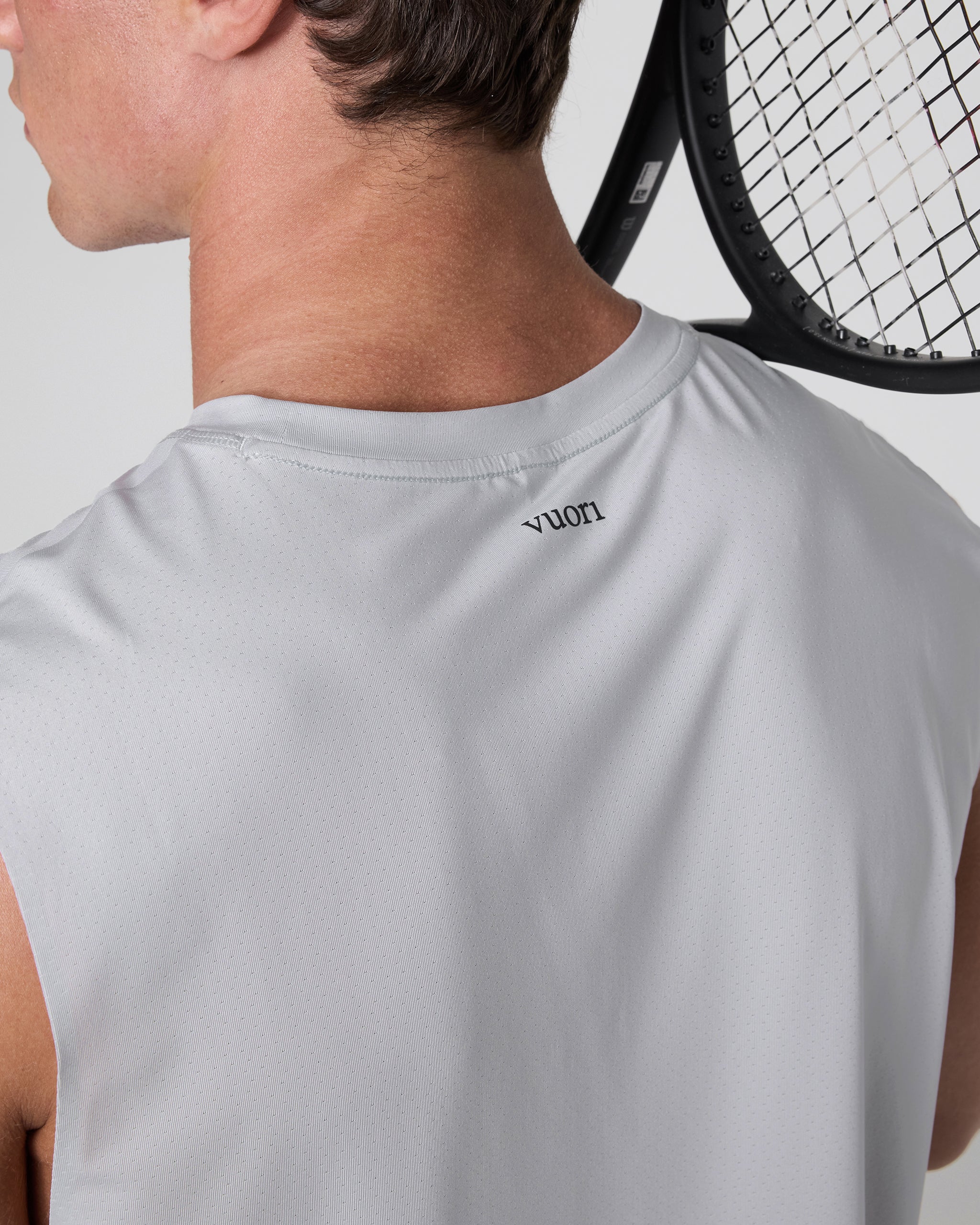 Viewpoint Muscle Tank | Sky Grey - Image 2