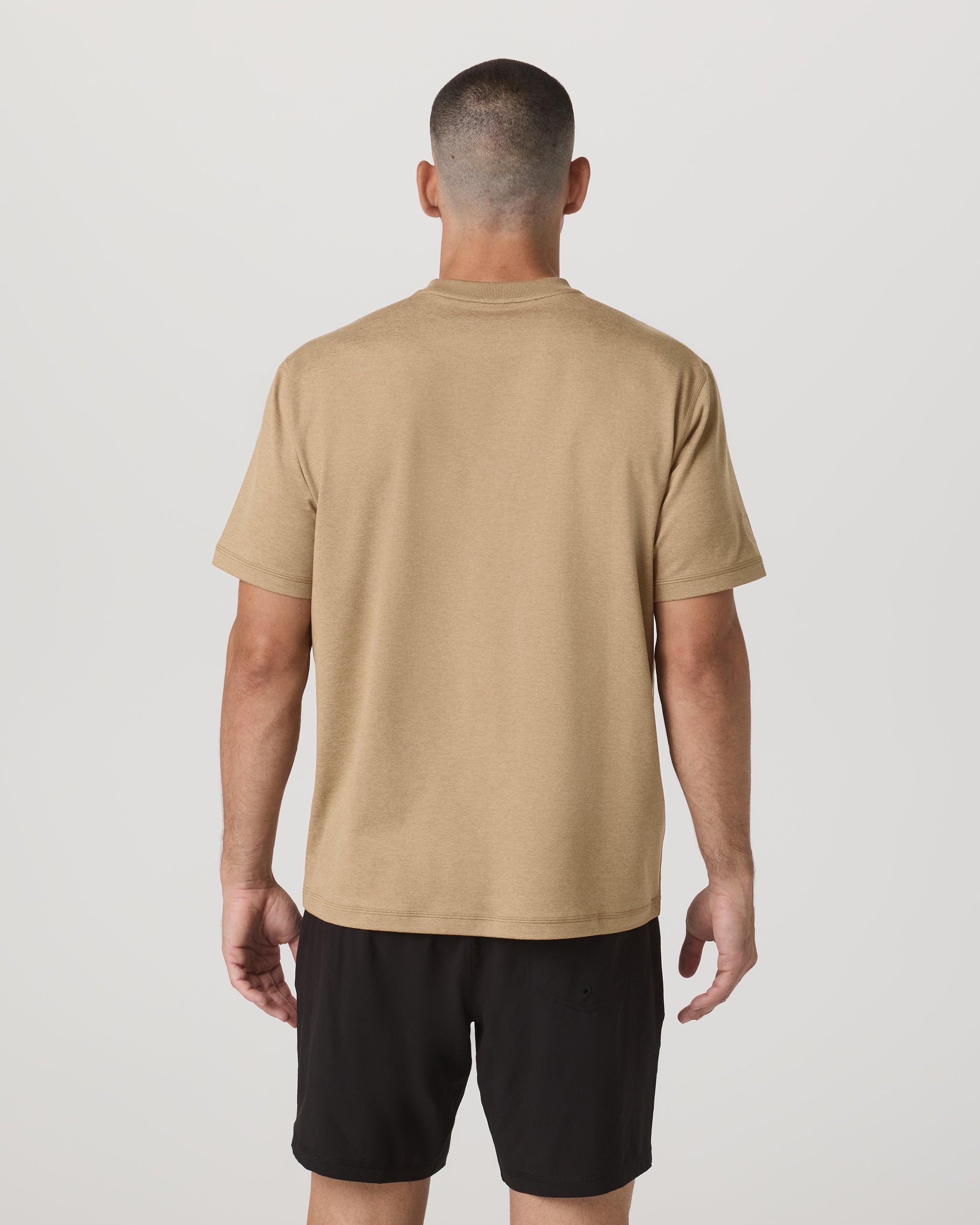 Short Sleeve Ponto Tee - Relaxed Fit | Sungold Heather - Image 3