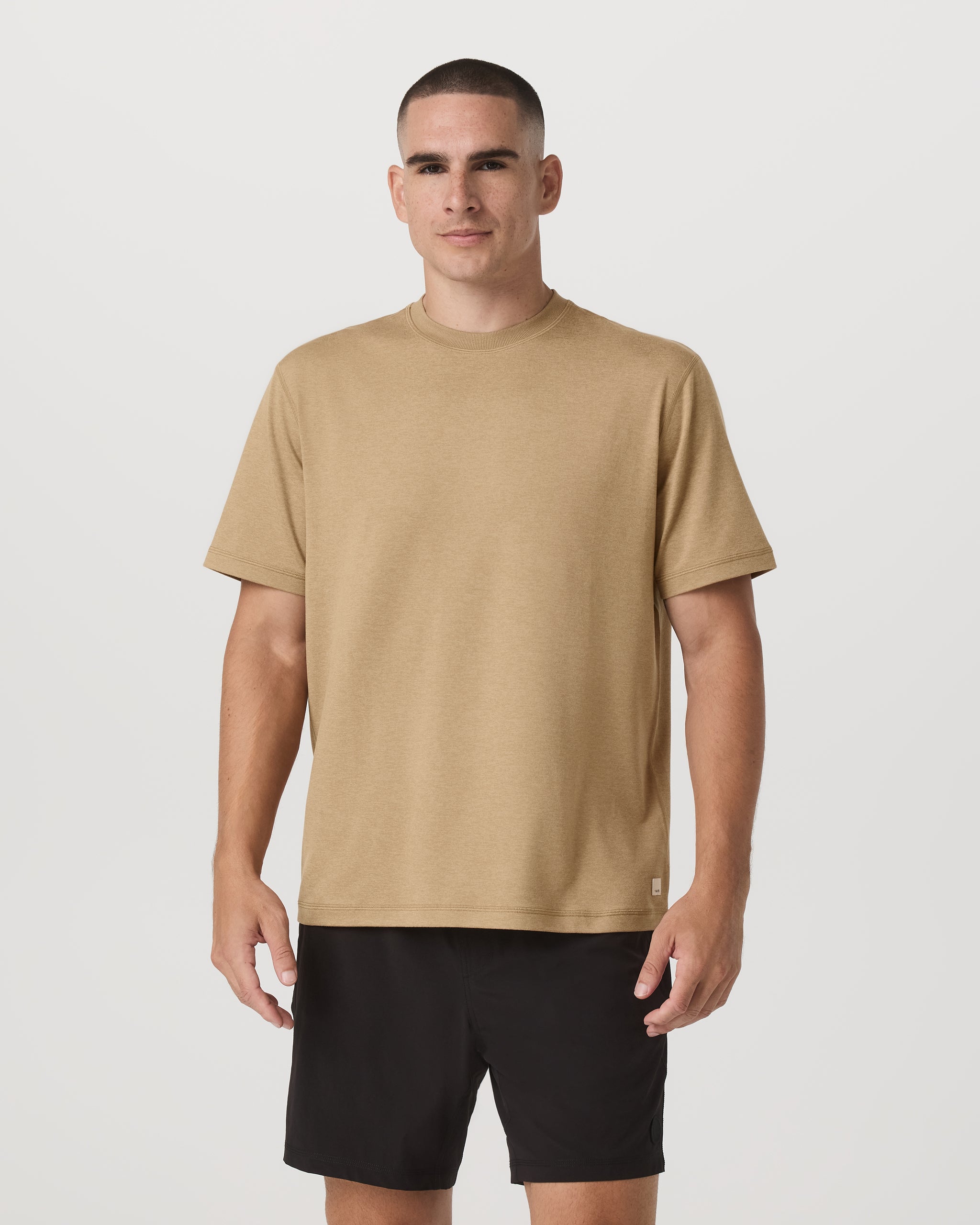 Short Sleeve Ponto Tee - Relaxed Fit | Sungold Heather - Image 2