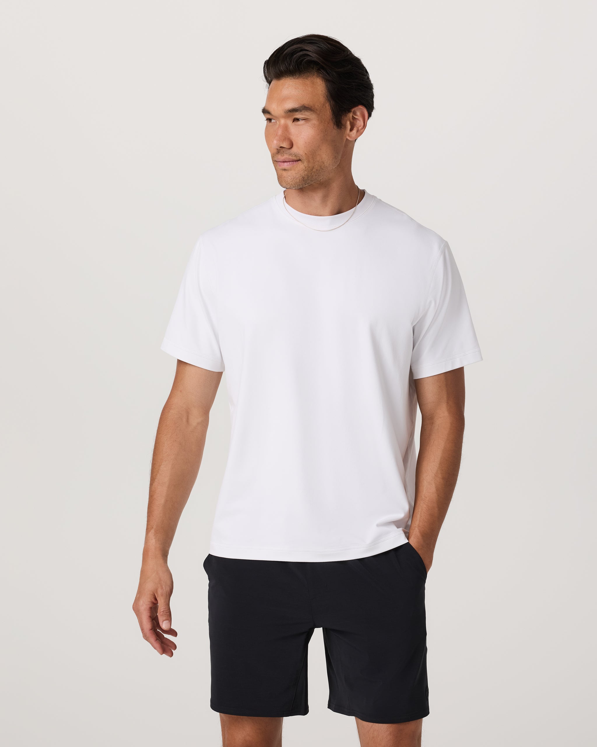 Short Sleeve Ponto Tee - Relaxed Fit | White