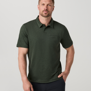 Short Sleeve Ponto Performance Polo | Salamander Heather