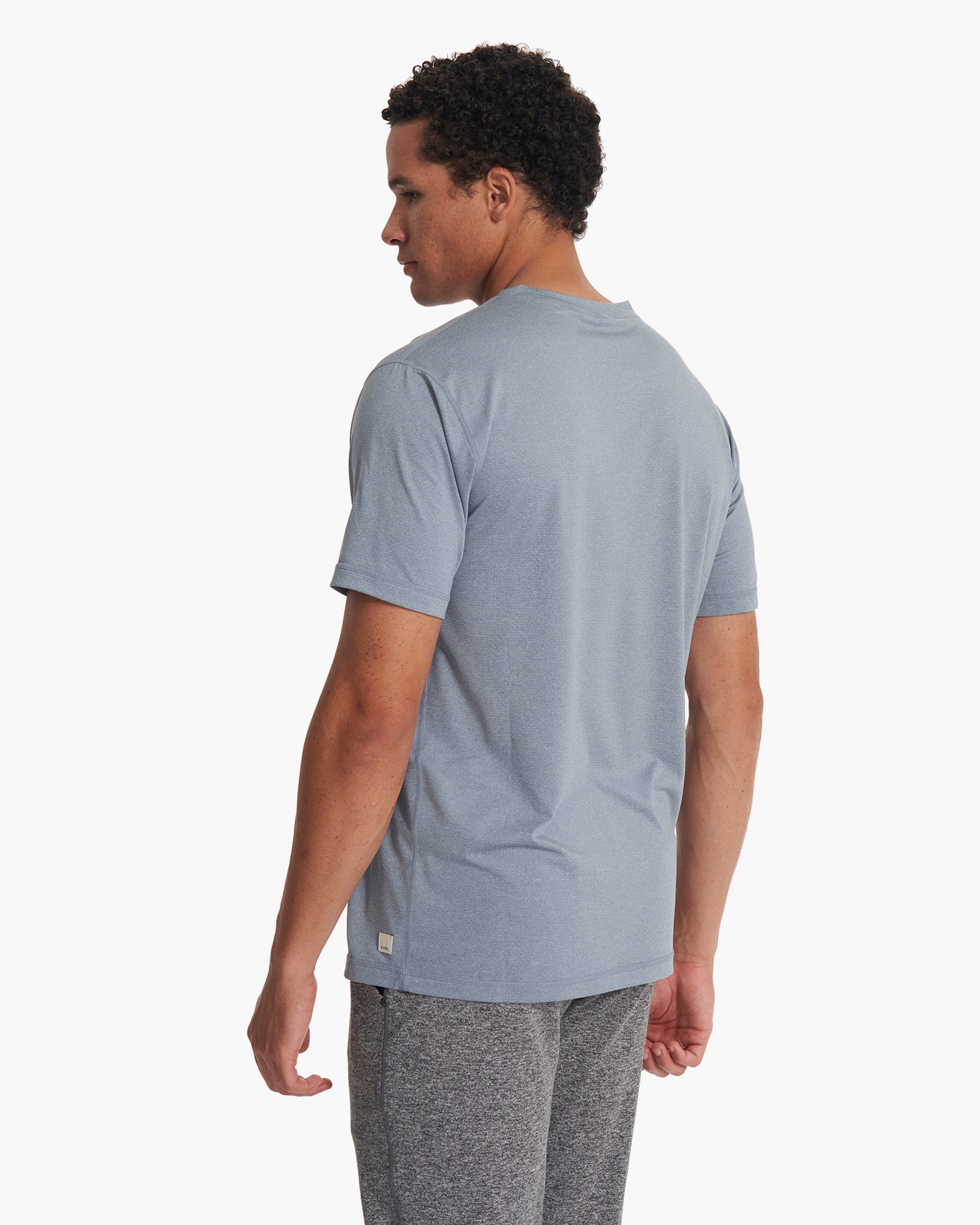 Tradewind Performance Tee | Cloud Heather - Image 4