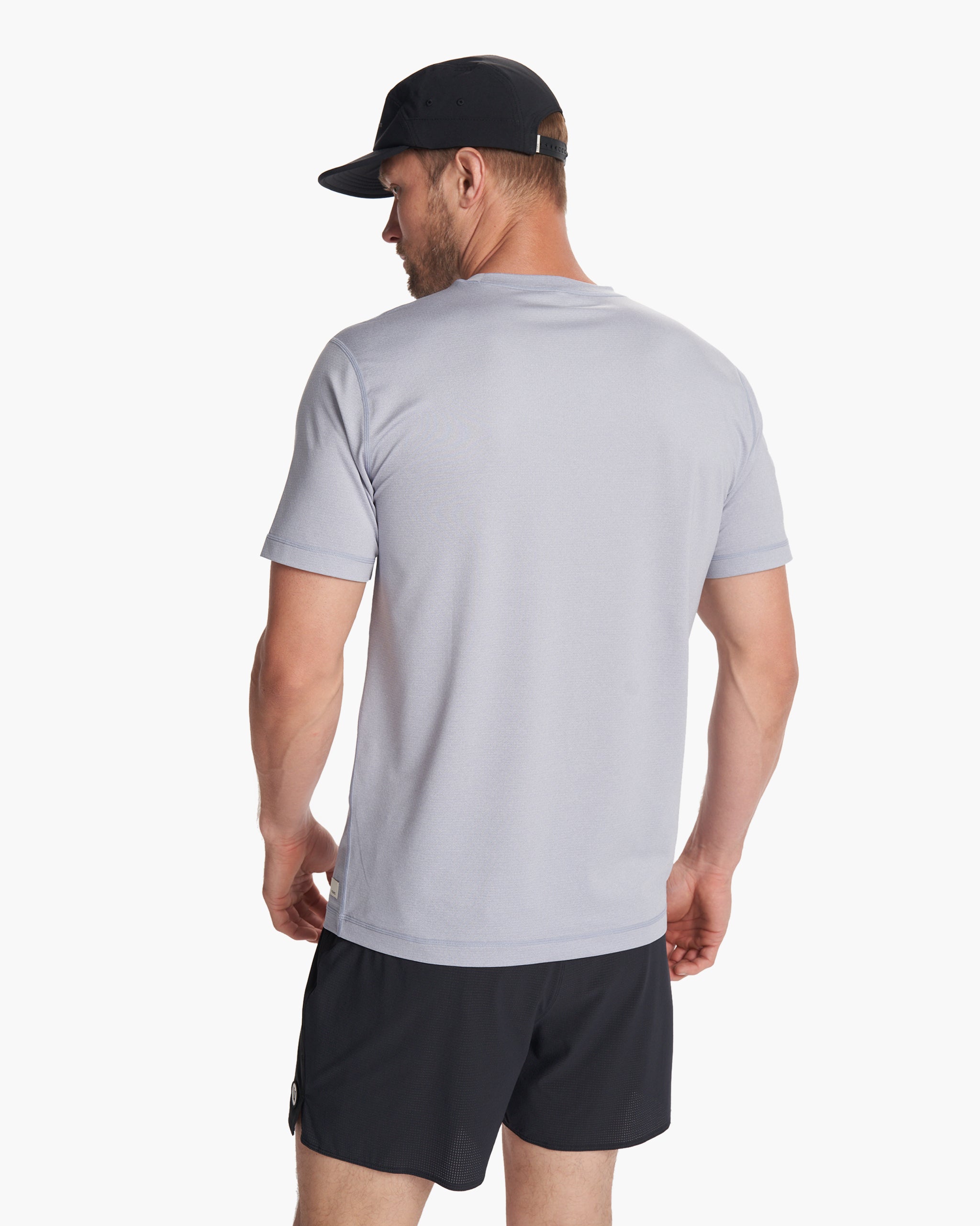 Tradewind Performance Tee | Marble Heather - Image 2