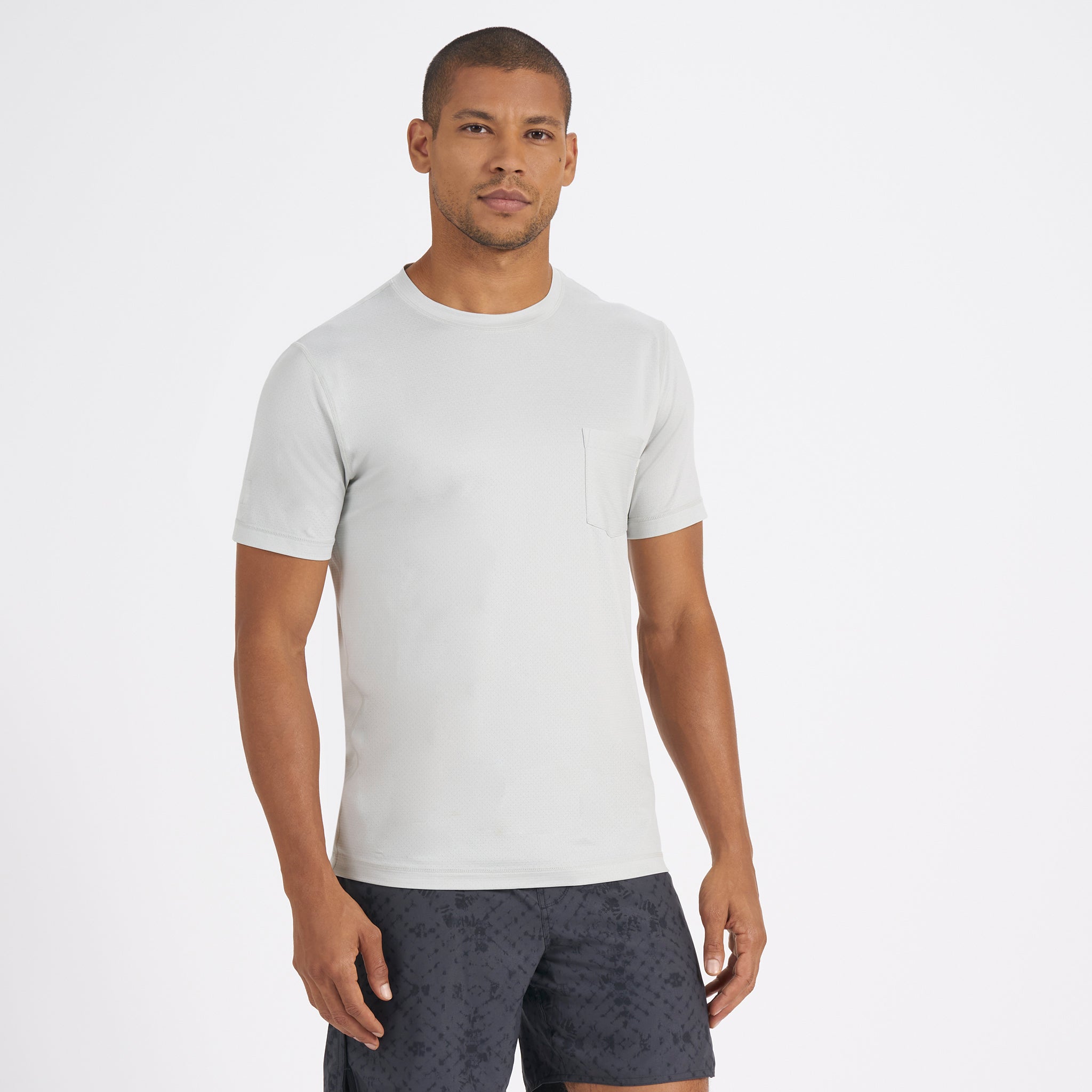 Tradewind Performance Tee | Mineral Heather - Image 3