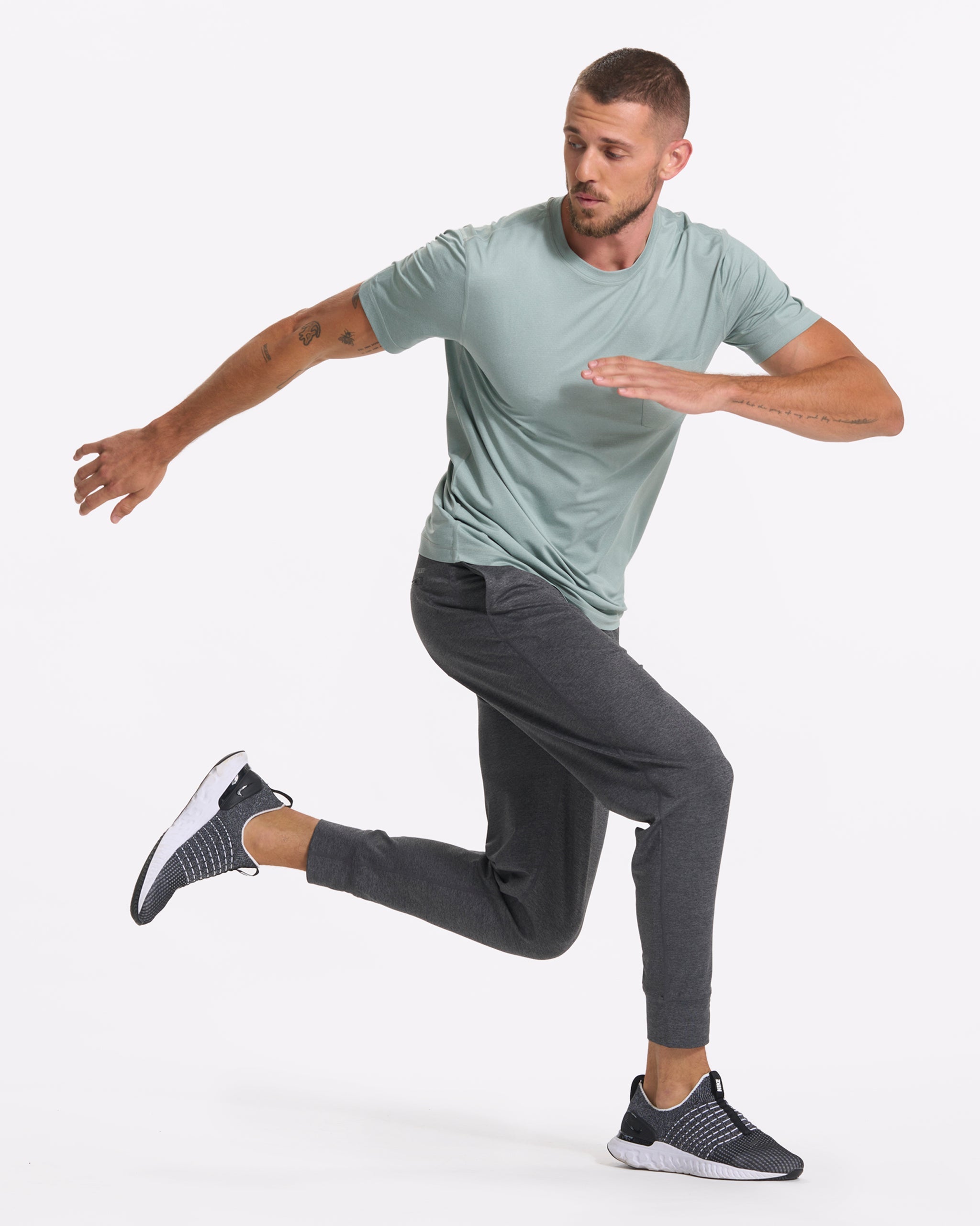 Tradewind Performance Tee | Neptune Heather - Image 5