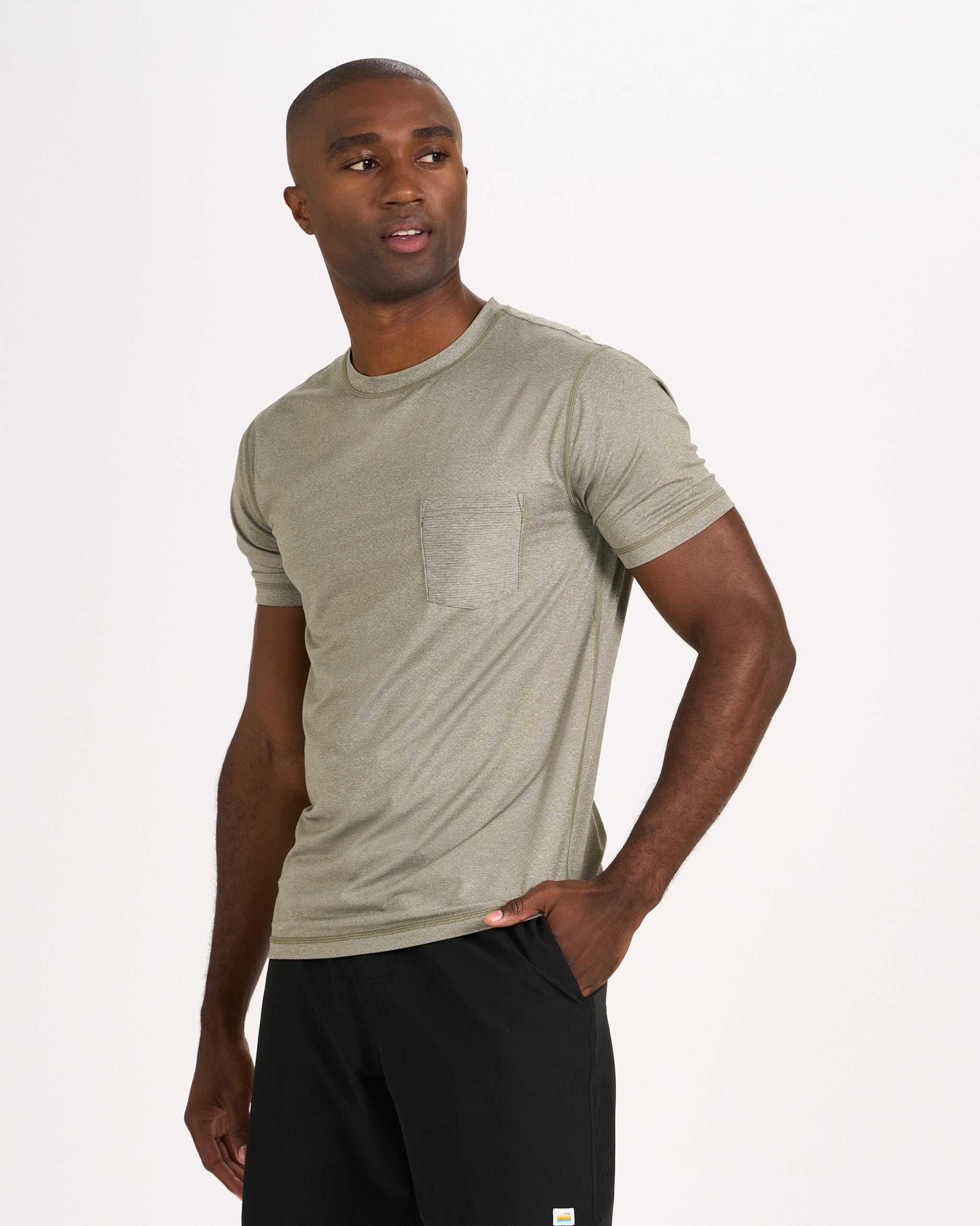 Tradewind Performance Tee | Army Heather