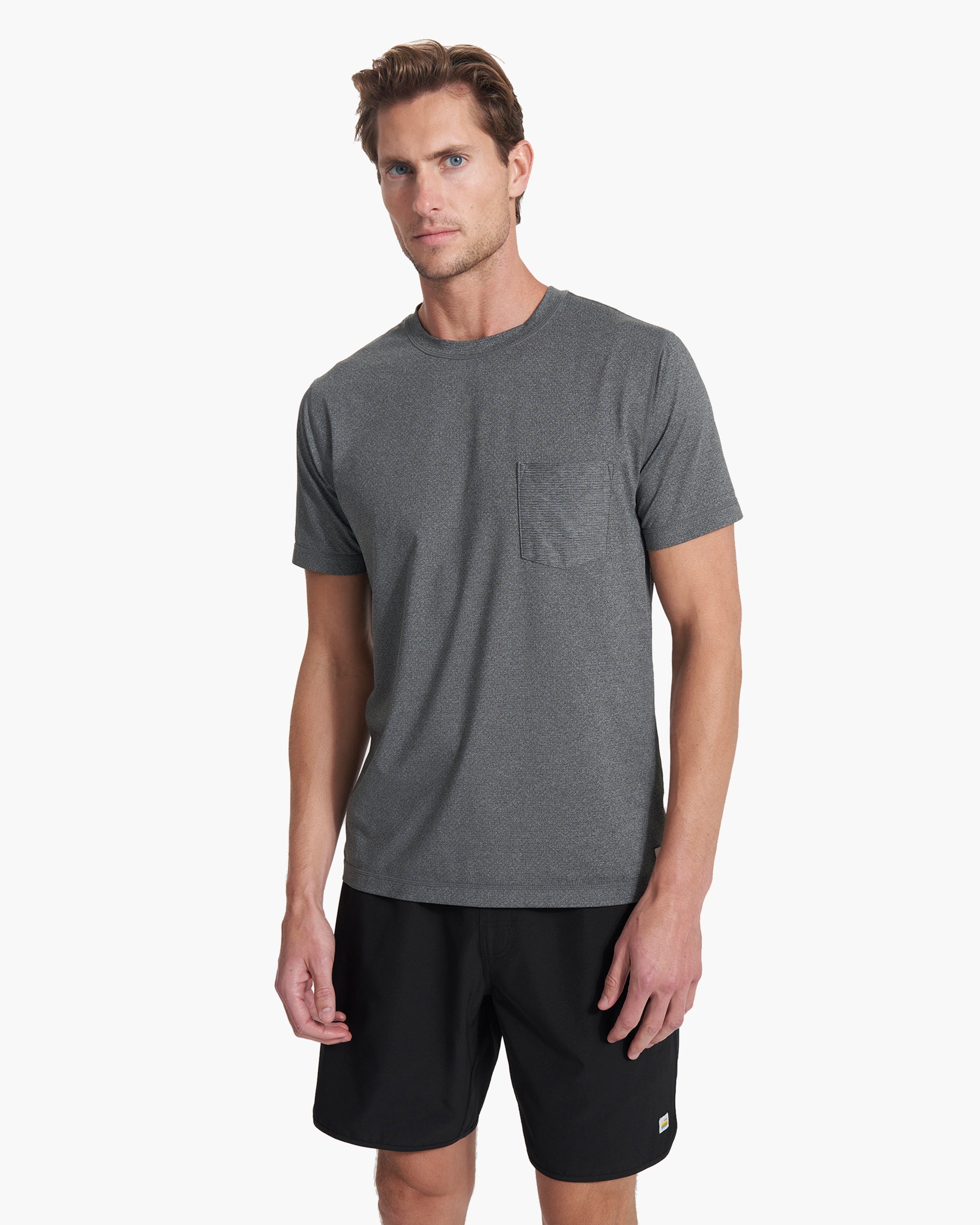 Tradewind Performance Tee | Heather Grey - Image 2