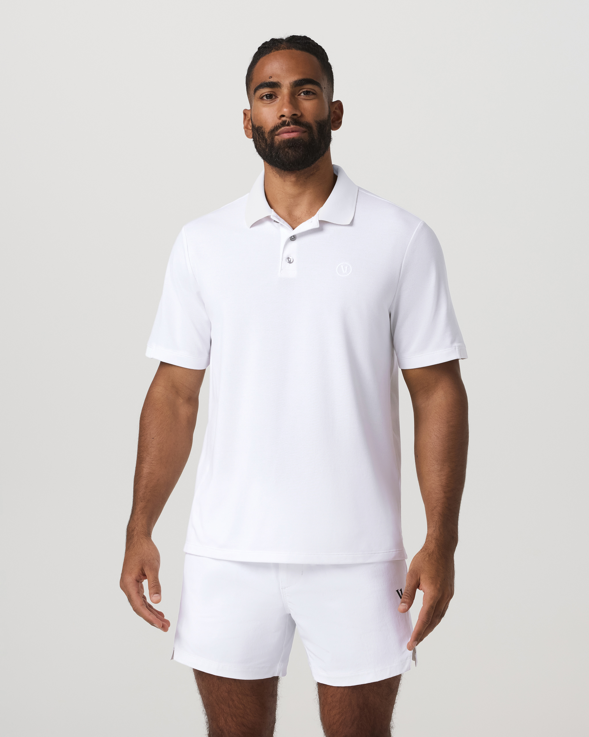 Short Sleeve Gamepoint Polo 2.0 | White Non Tipped