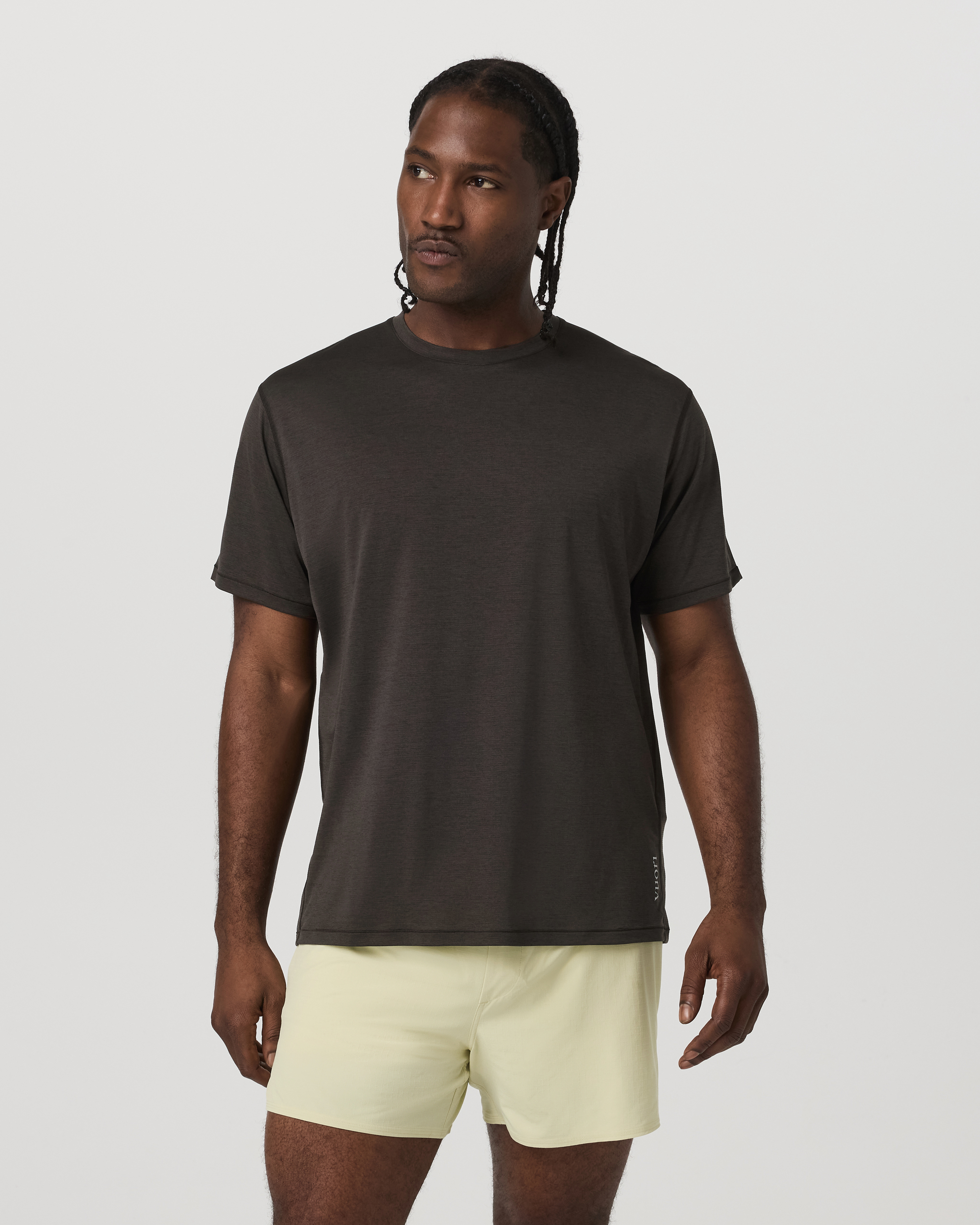 Short Sleeve Terrain Tee - Relaxed Fit | Carbon - Image 2