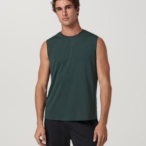 Sleeveless Viewpoint Muscle Tank 2.0 | Hemlock