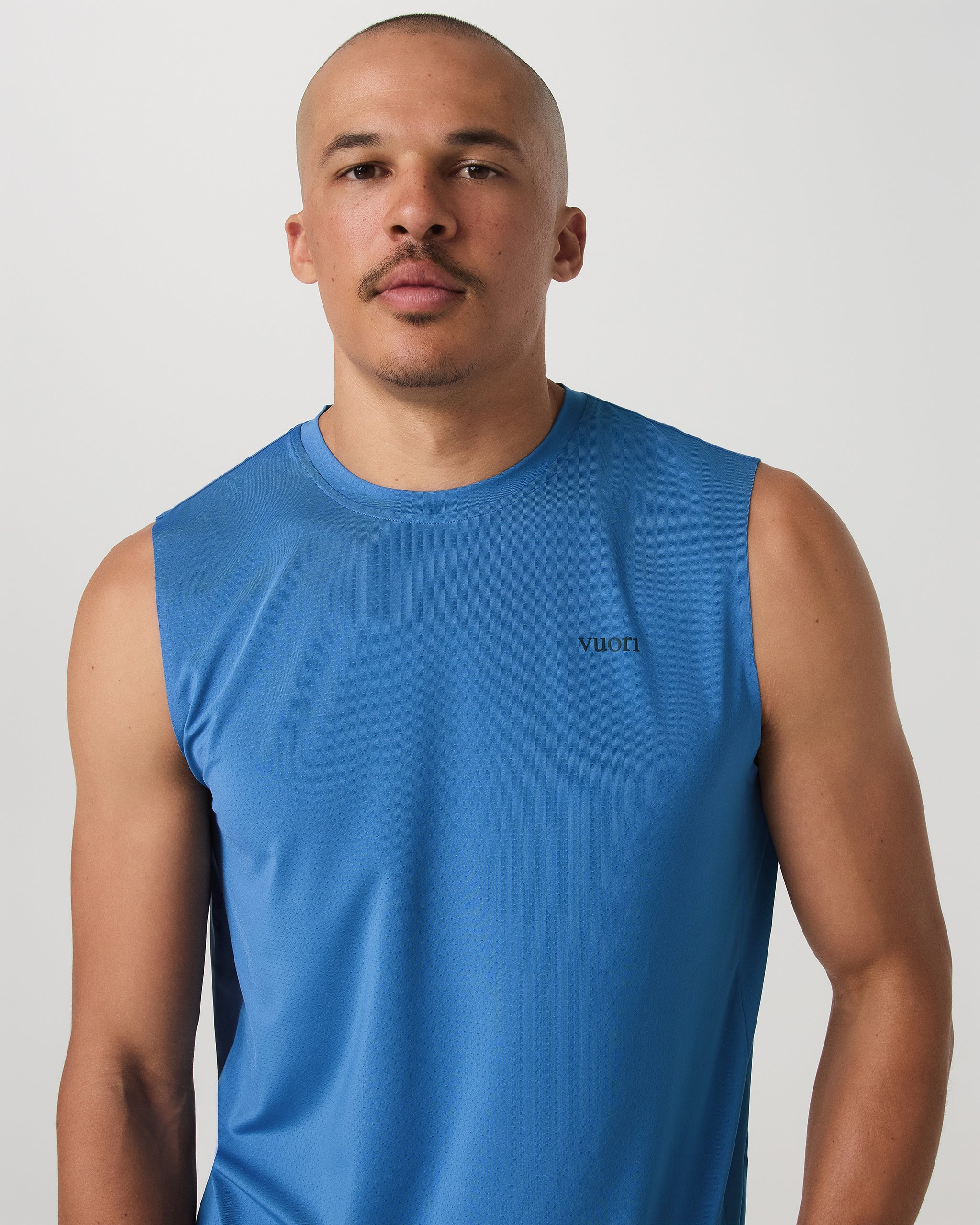 Sleeveless Viewpoint Muscle Tank 2.0 | Court Blue - Image 5