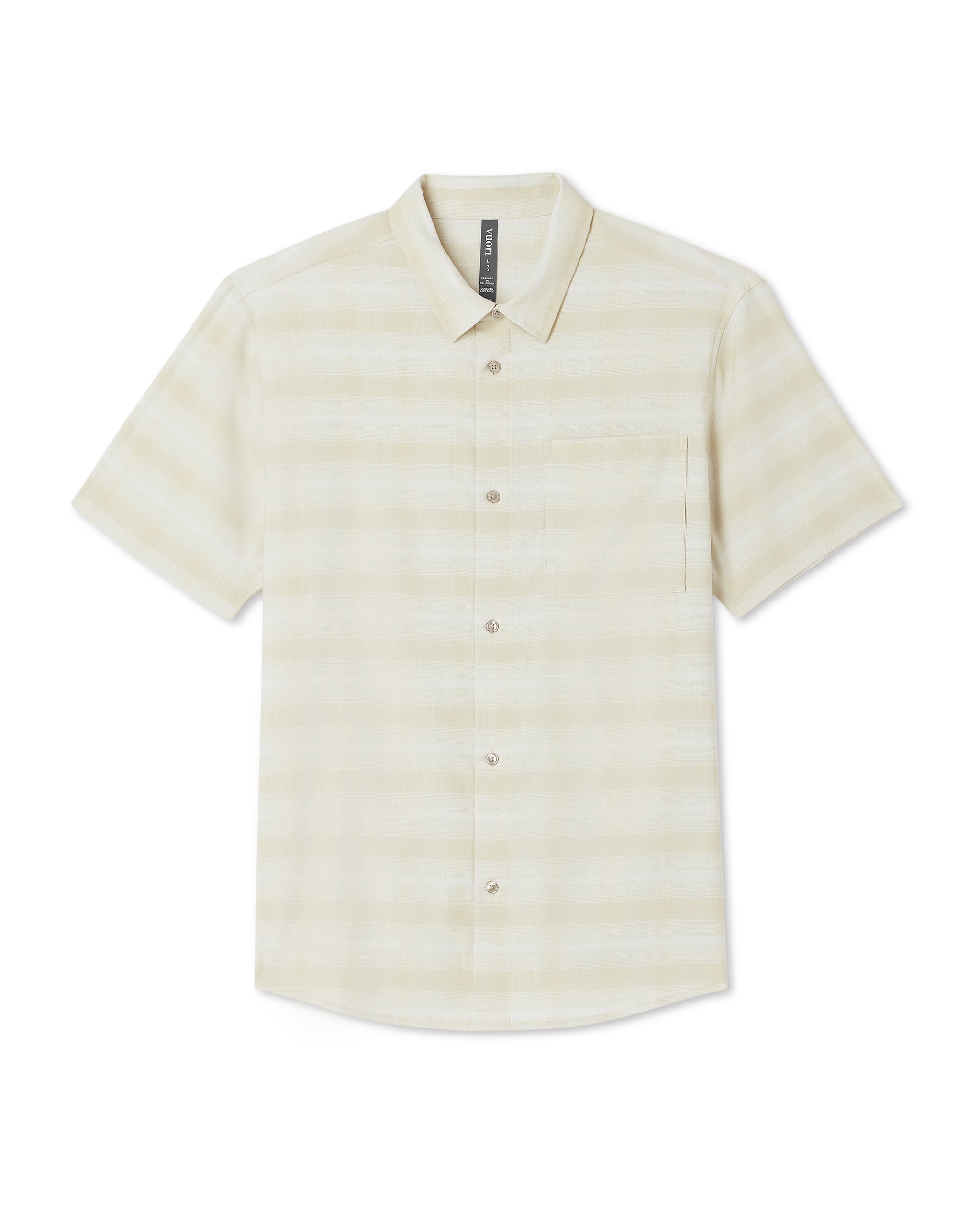 Short Sleeve Plaid Button Down Shirt | Sandalwood - Image 5