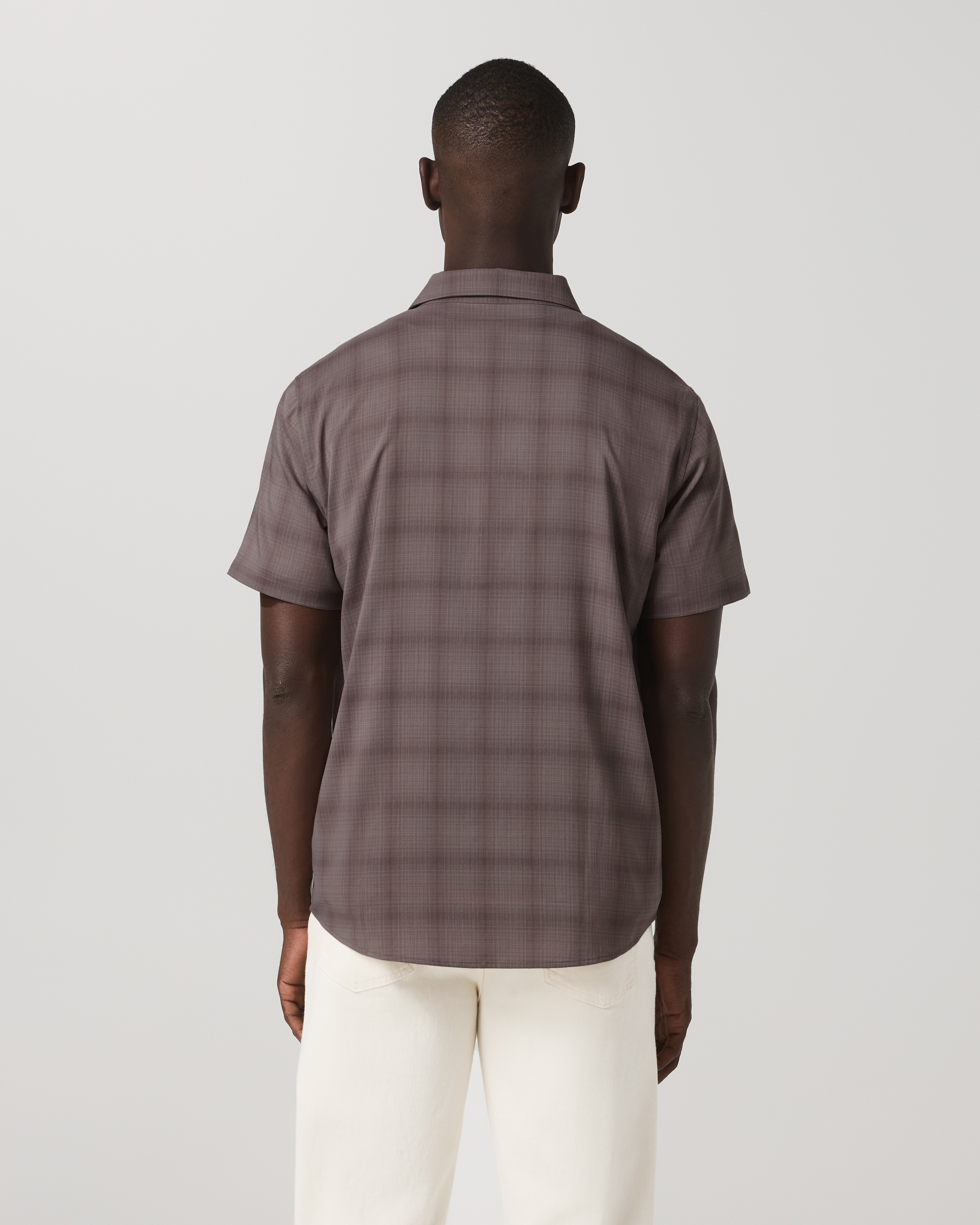 Short Sleeve Plaid Button Down Shirt | Timber - Image 3