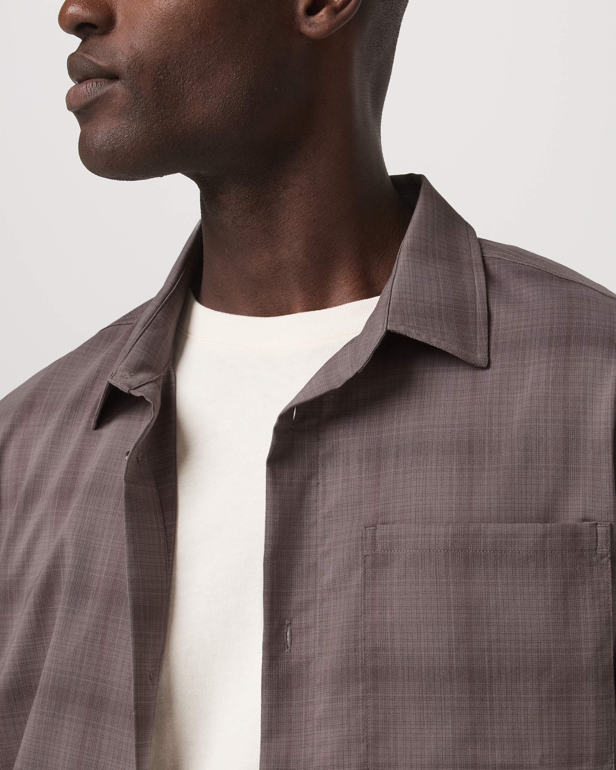 Short Sleeve Plaid Button Down Shirt | Timber - Image 2